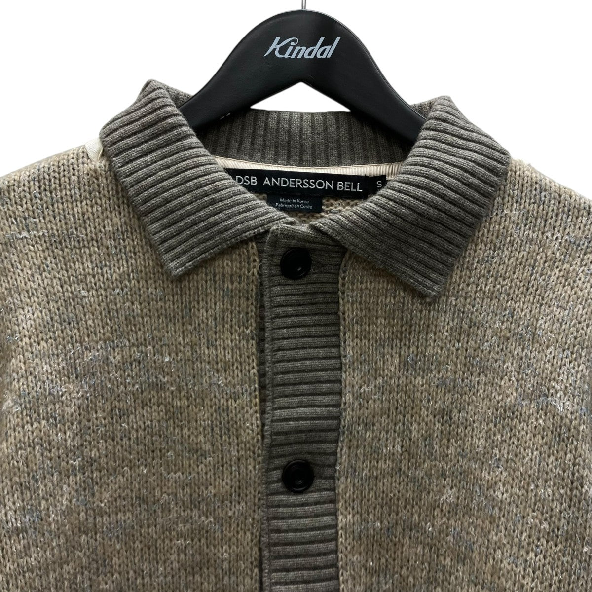 ANDERSSON BELL UNBLEACHED LACE UP CARDIGAN ニットカーディガン 古着・中古-2枚目のアイテム画像