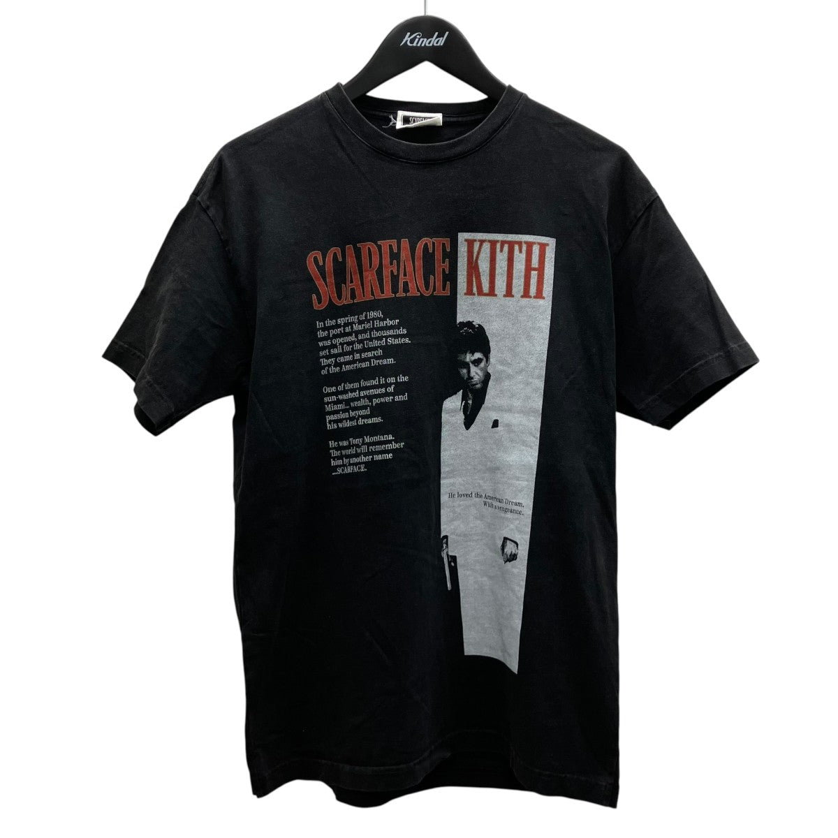 25AWScarface Film Poster Vintage Tee プリントTシャツ