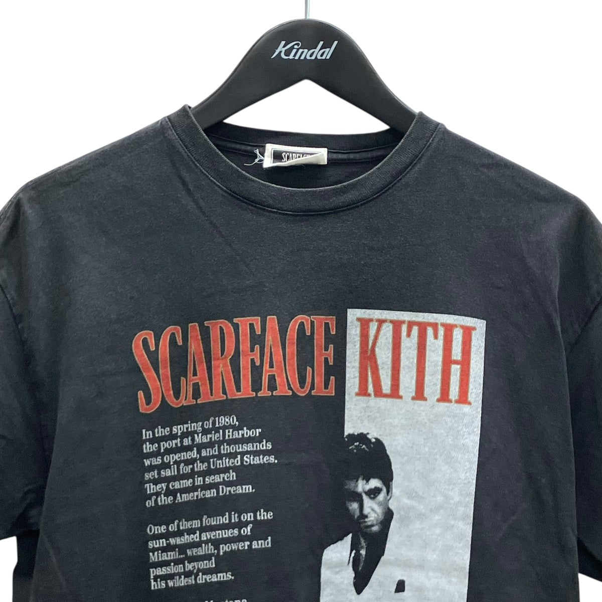 25AWScarface Film Poster Vintage Tee プリントTシャツ
