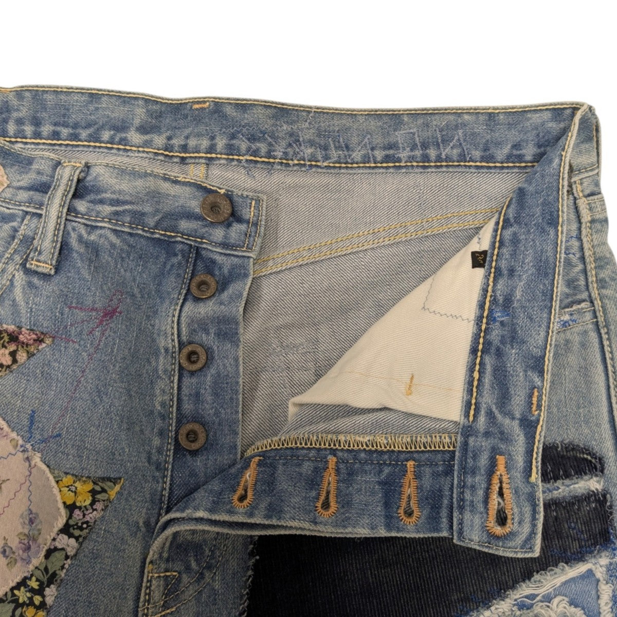 Cisco Denim パッチワークデニムパンツ