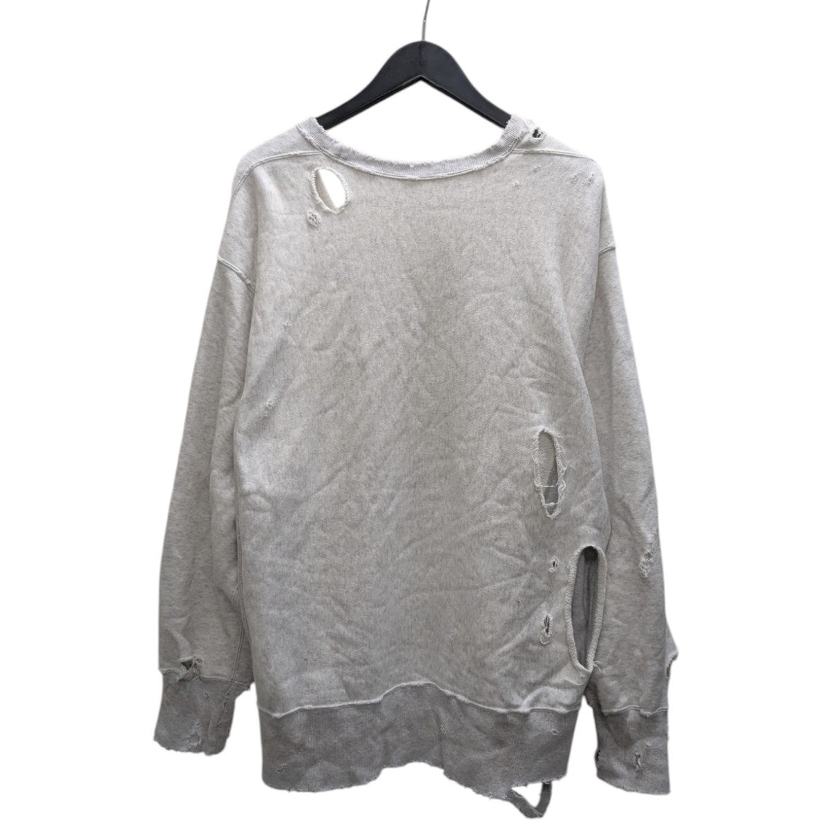 AN M CRASH CREWNECK SWEAT SHIRT ダメージ加工スウェット