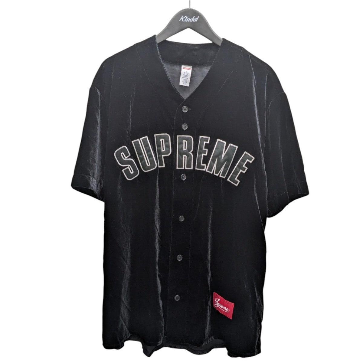 25SSVelvet Baseball Jerseyベースボールシャツ