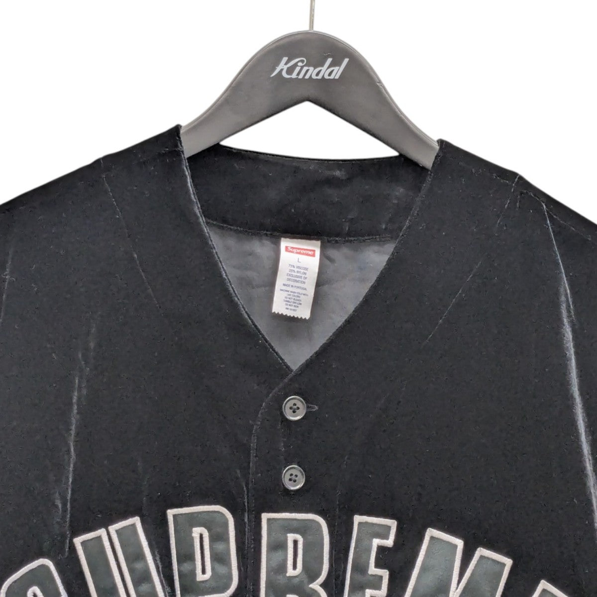25SSVelvet Baseball Jerseyベースボールシャツ