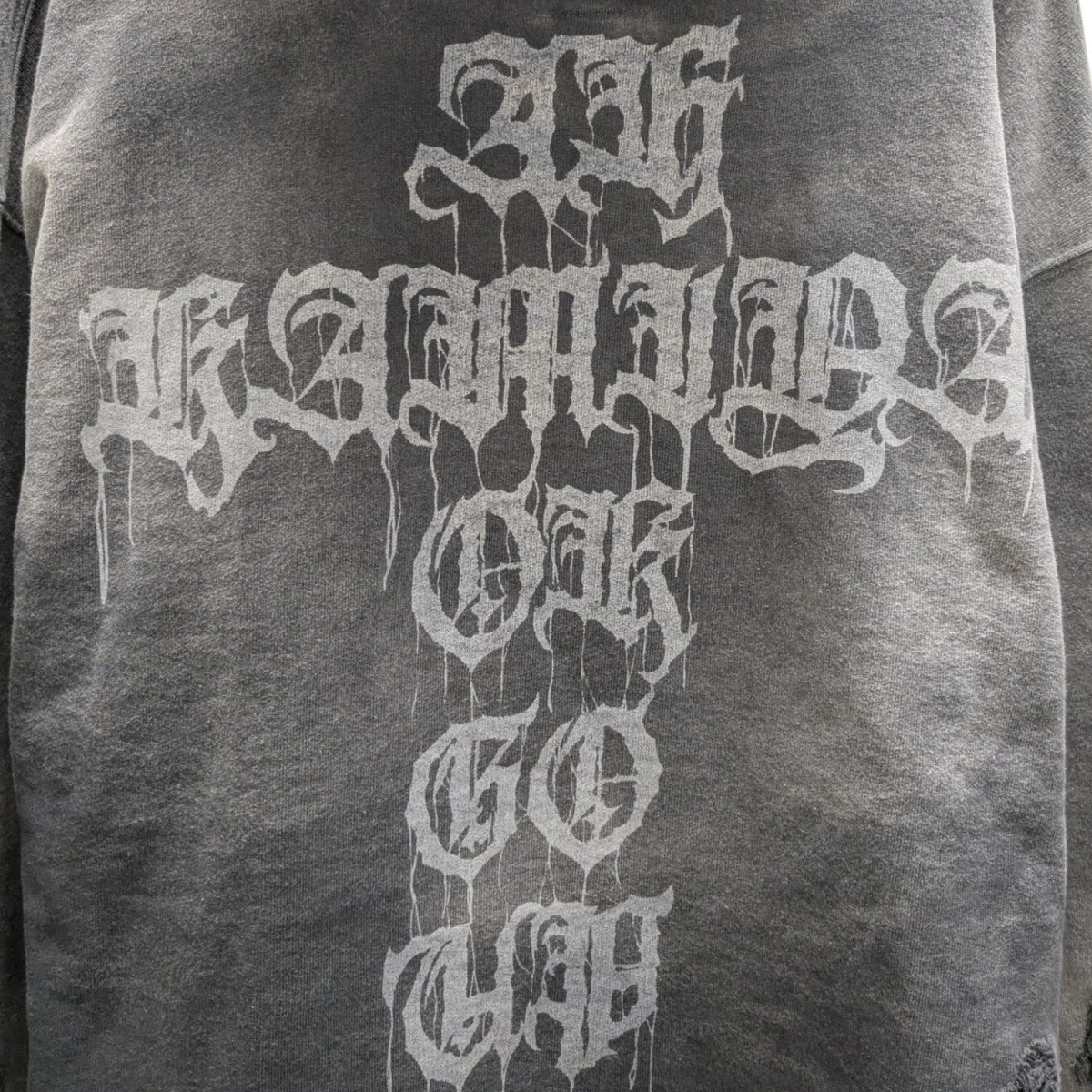 24SS CROSS PRINTED HOODIE クロスプリントフーディ