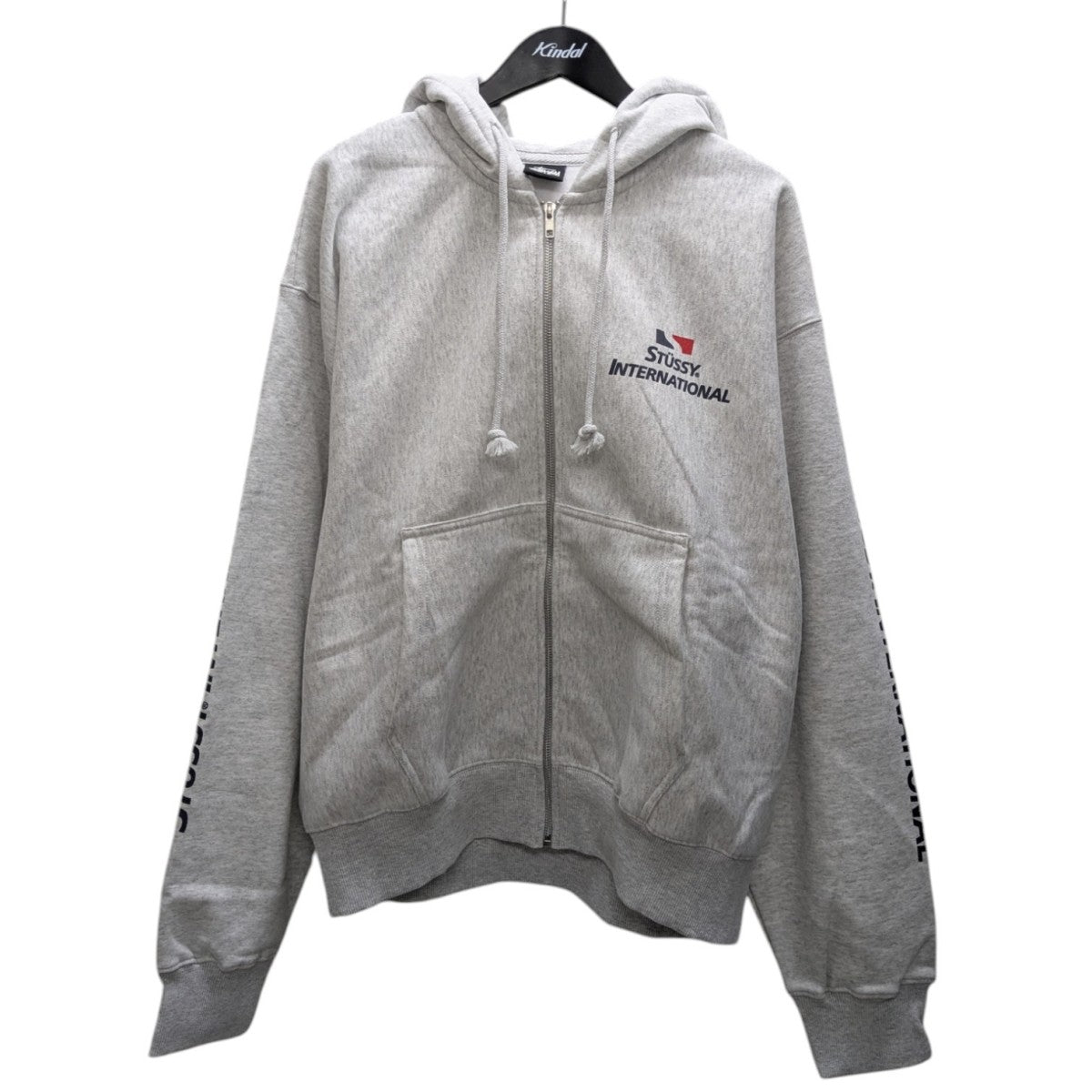INTERNATIONAL ZIP HOODIE バックプリントジップパーカー