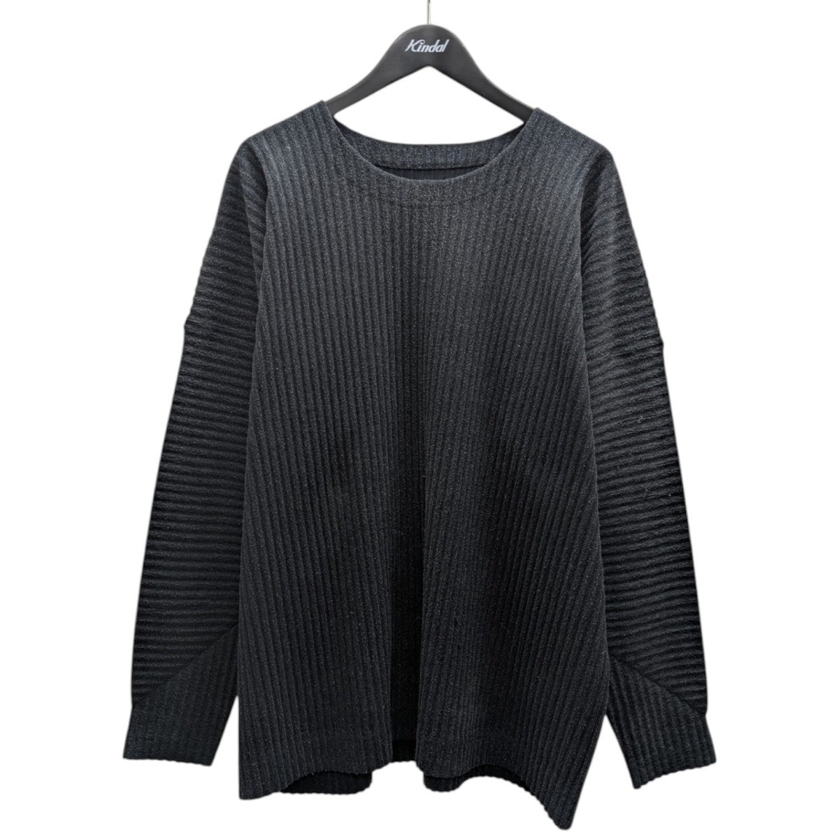 長袖プリーツTシャツ