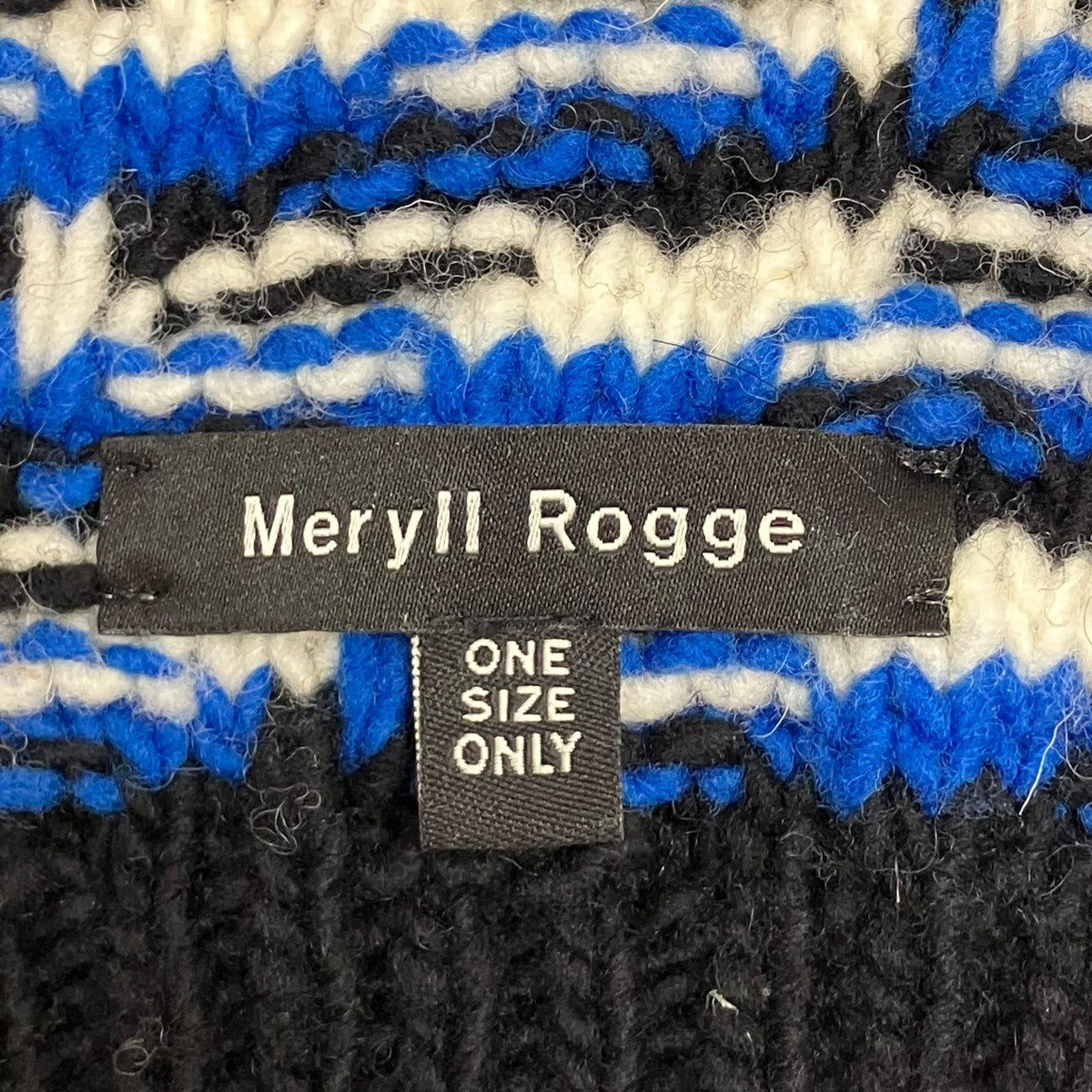 Meryll Rogge ウールマフラー 古着・中古-4枚目のアイテム画像