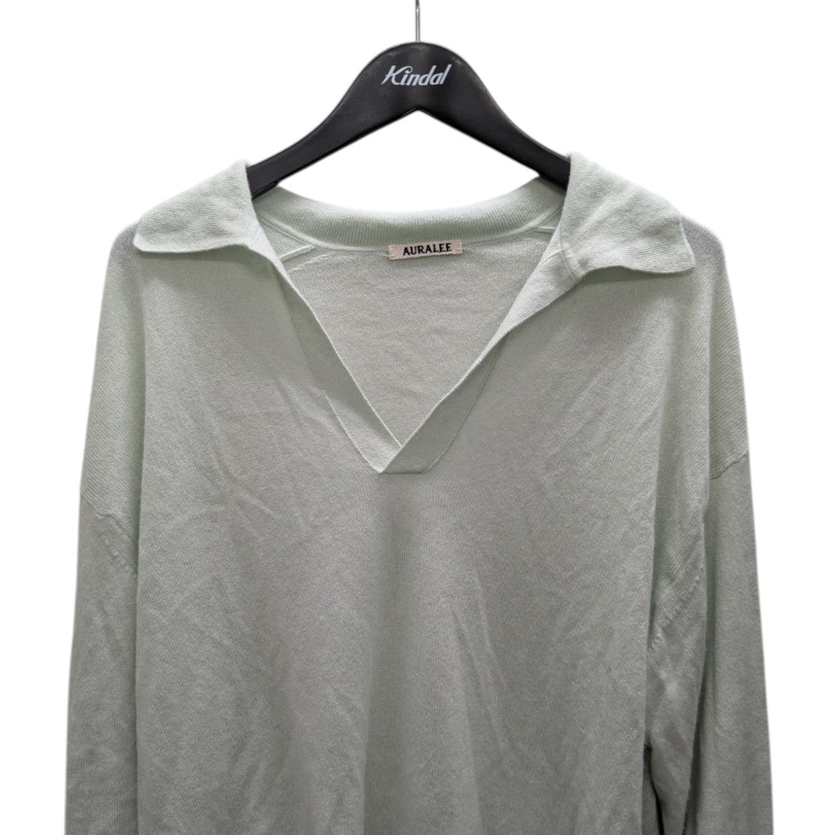 SUPER FINE CASHMERE SILK KNIT SKIPPER POLO ニットポロシャツ