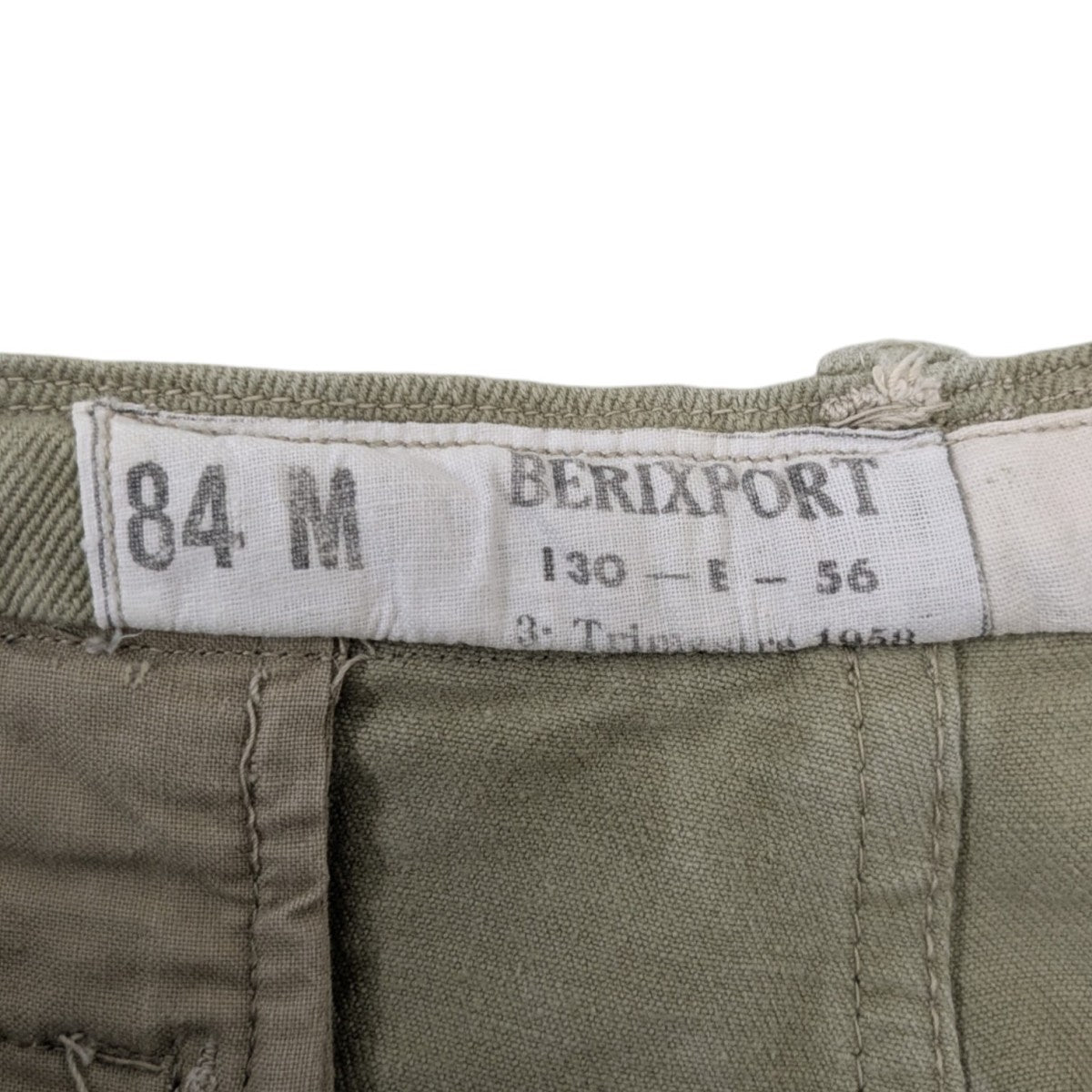 1958sフランス軍M-52ミリタリーパンツ