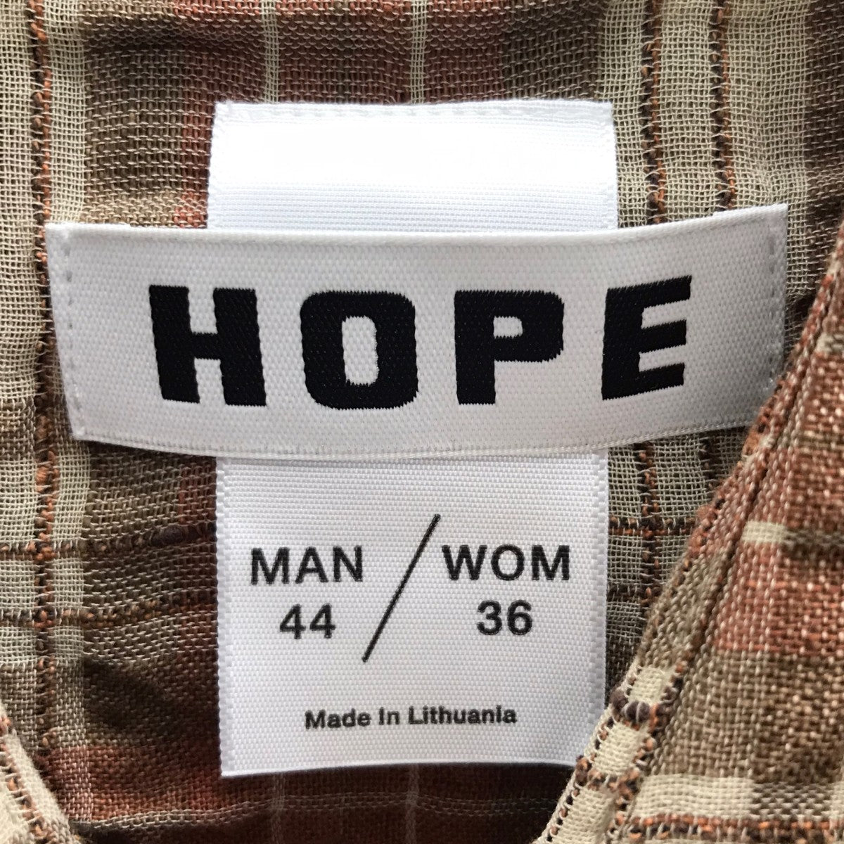 WIDE FIT ROOM SHIRT FADED RED CHECK 長袖チェックシャツ