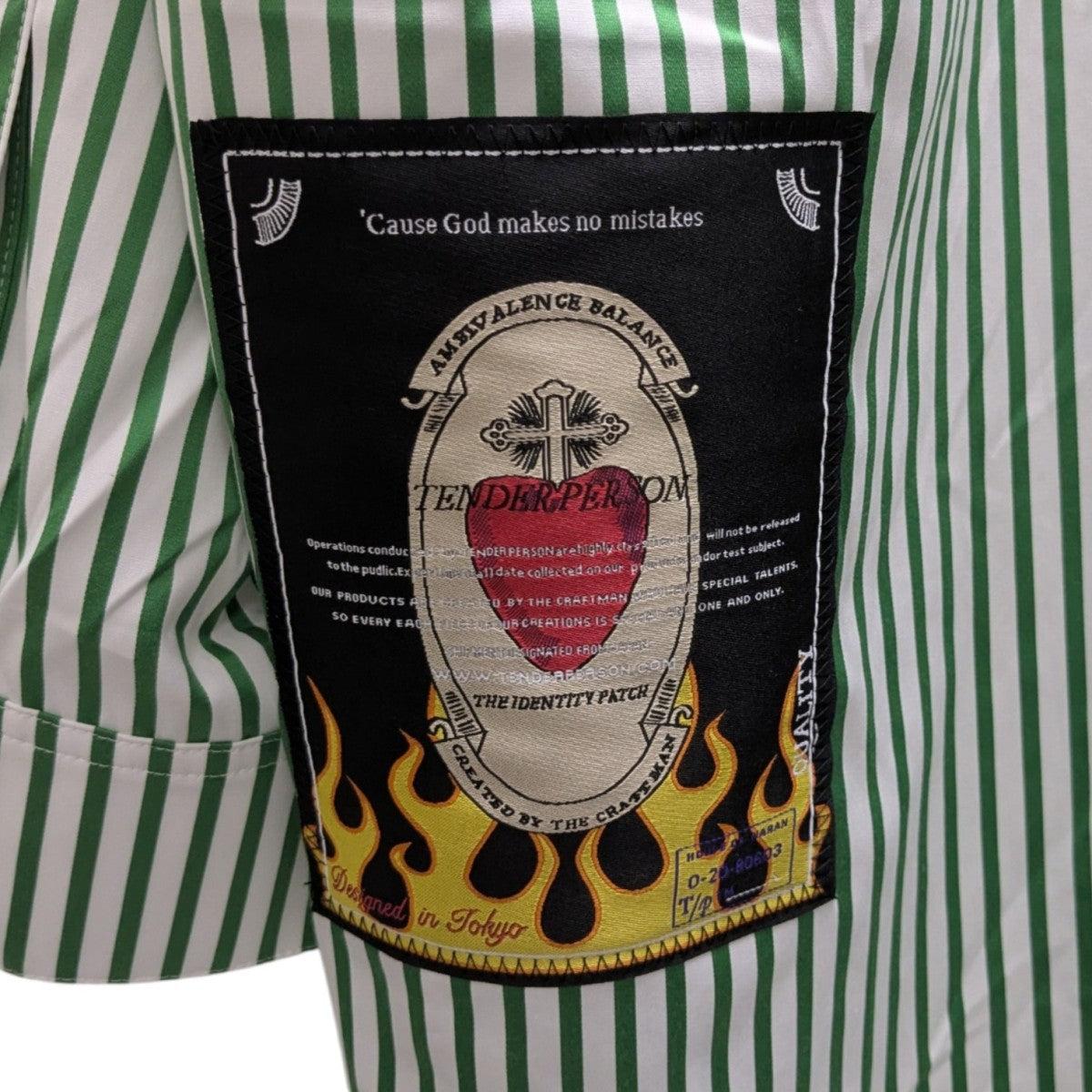 STRIPE DRESS SHIRT 長袖ストライプシャツ