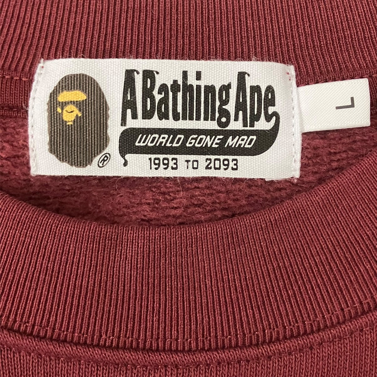 A BATHING APE クルーネックスウェット 古着・中古-6枚目のアイテム画像
