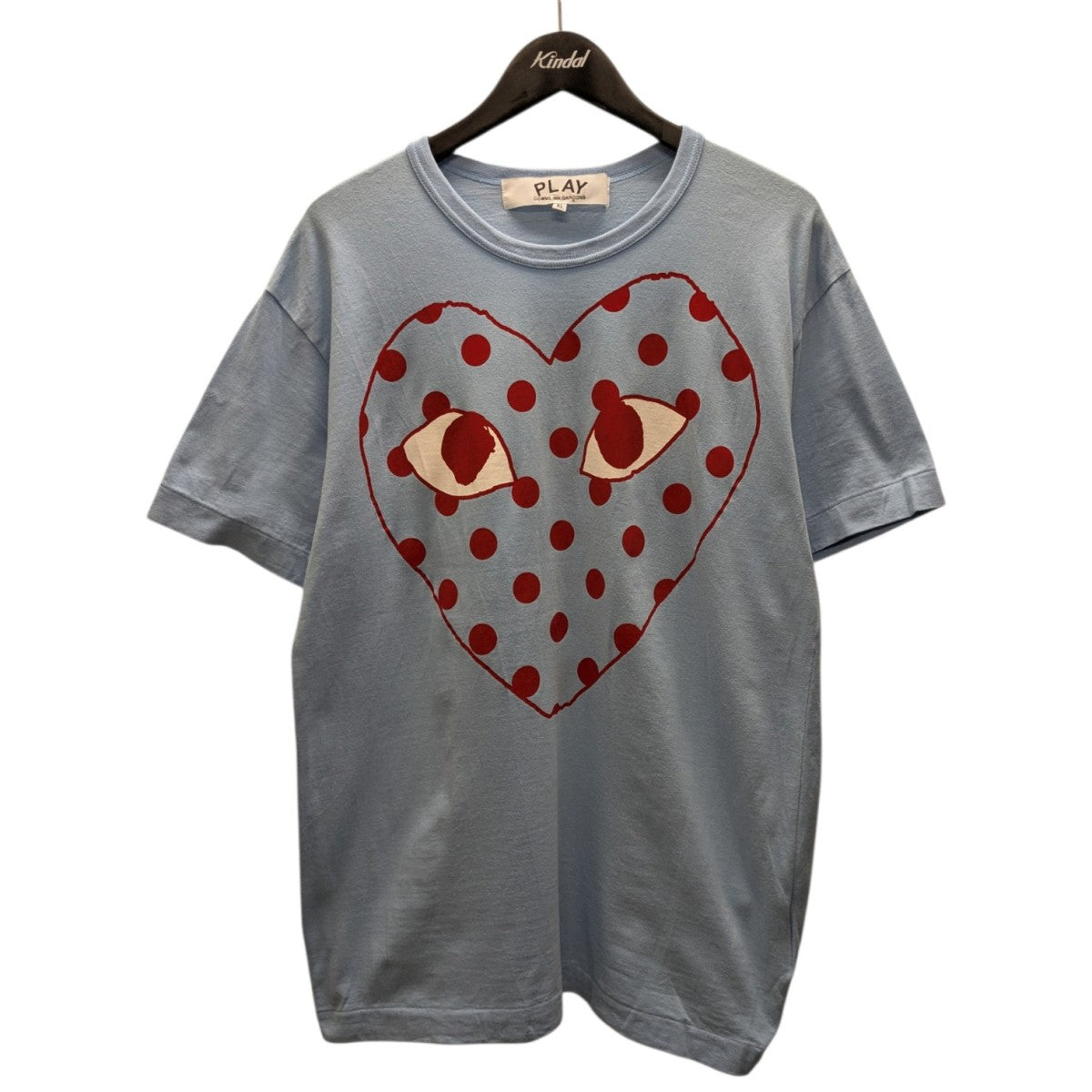 AD2026 ドットハートプリントTシャツ