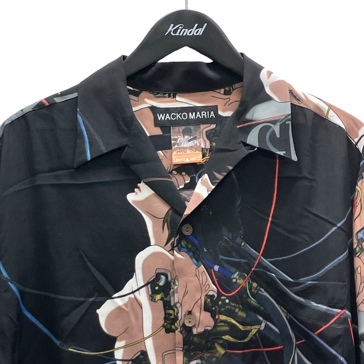 WACKO MARIA 攻殻機動隊GHOST IN THE SHELL HAWAIIAN SHIRTSTYPE2 半袖シャツ 古着・中古-2枚目のアイテム画像