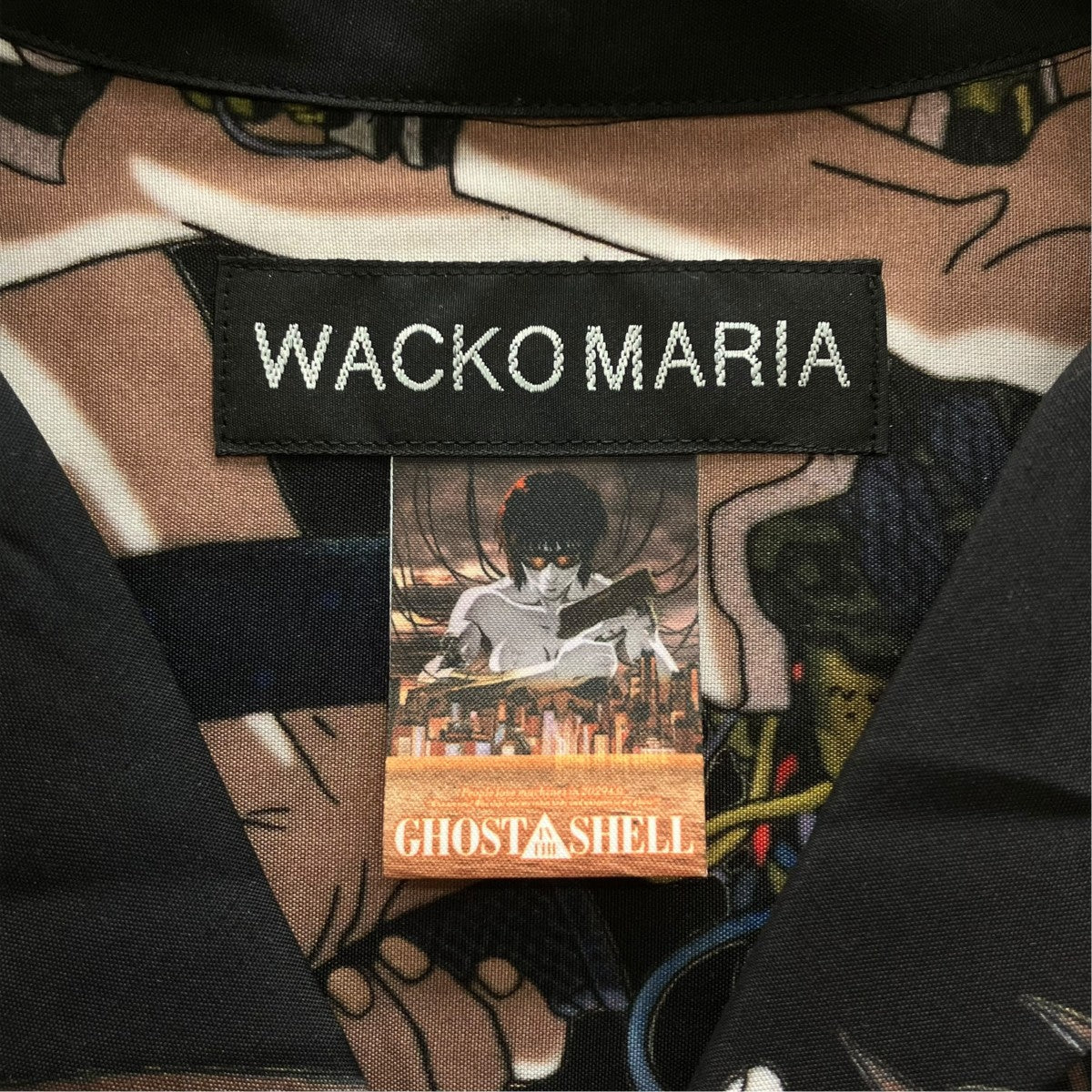 WACKO MARIA 攻殻機動隊GHOST IN THE SHELL HAWAIIAN SHIRTSTYPE2 半袖シャツ 古着・中古-4枚目のアイテム画像