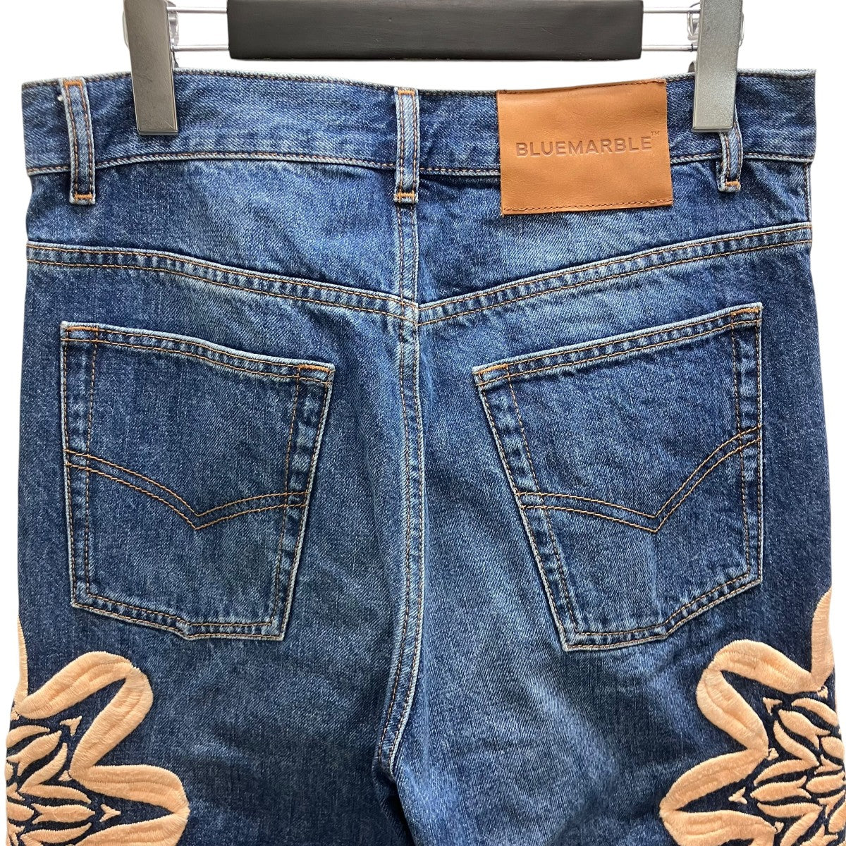 BLUEMARBLE Embroidery Denim Pantsデニムパンツ 古着・中古-4枚目のアイテム画像