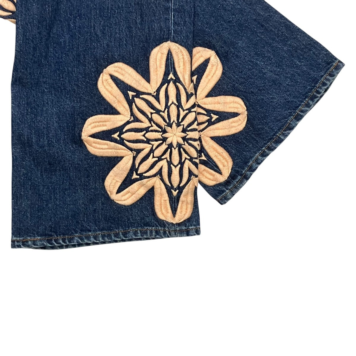 BLUEMARBLE Embroidery Denim Pantsデニムパンツ 古着・中古-6枚目のアイテム画像