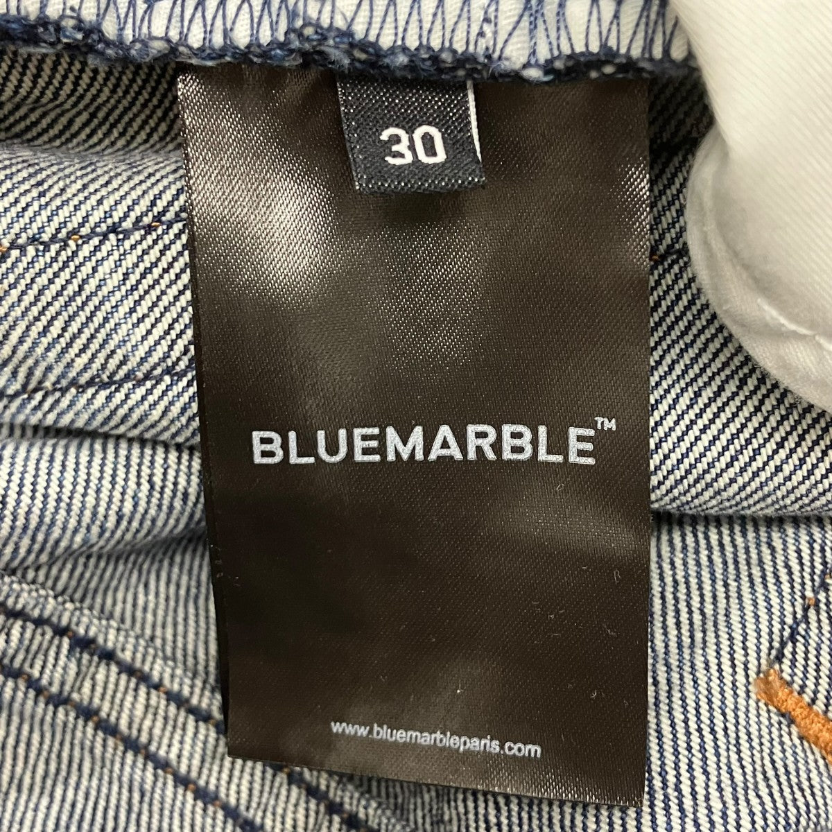 BLUEMARBLE Embroidery Denim Pantsデニムパンツ 古着・中古-8枚目のアイテム画像