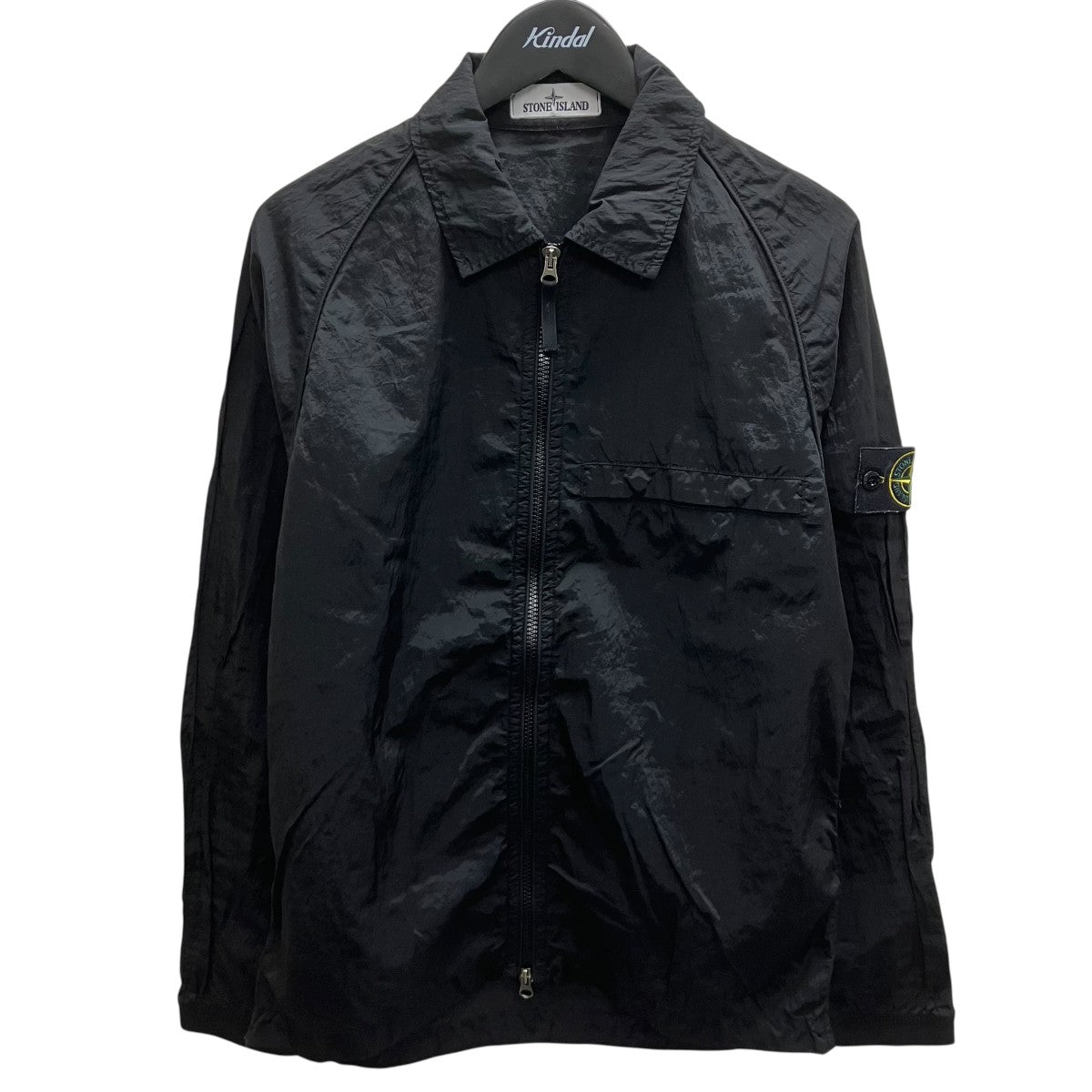 STONE ISLAND ガーメントダイナイロンメタルパッカブルブルゾン 古着・中古-1枚目のアイテム画像