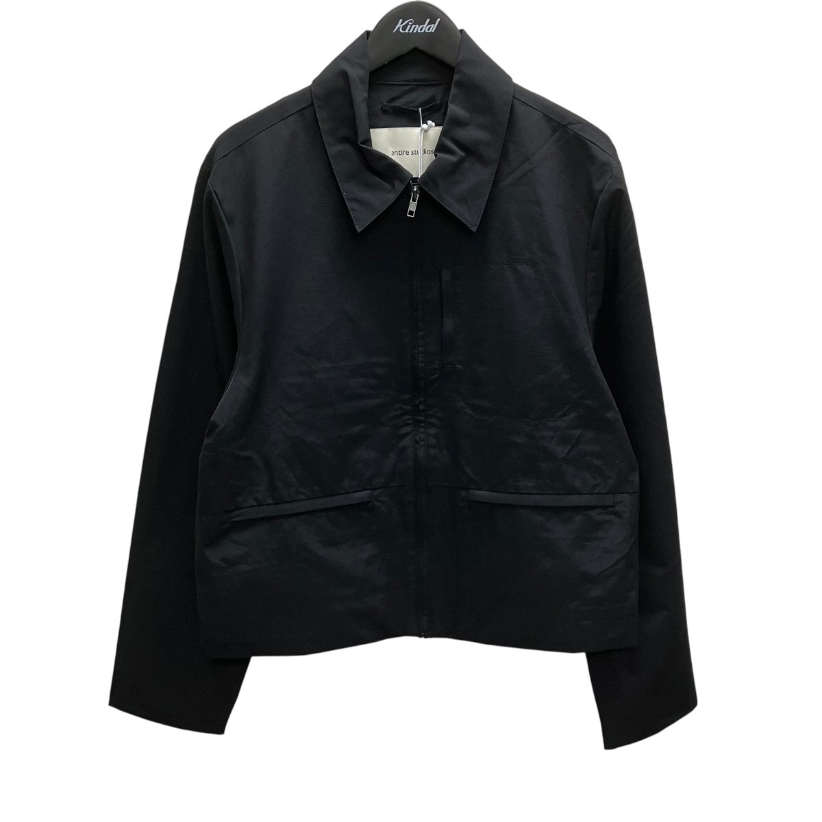ENTIRE STUDIOS 26SSWight Jacket BLACK ジップジャケット 古着・中古-1枚目のアイテム画像