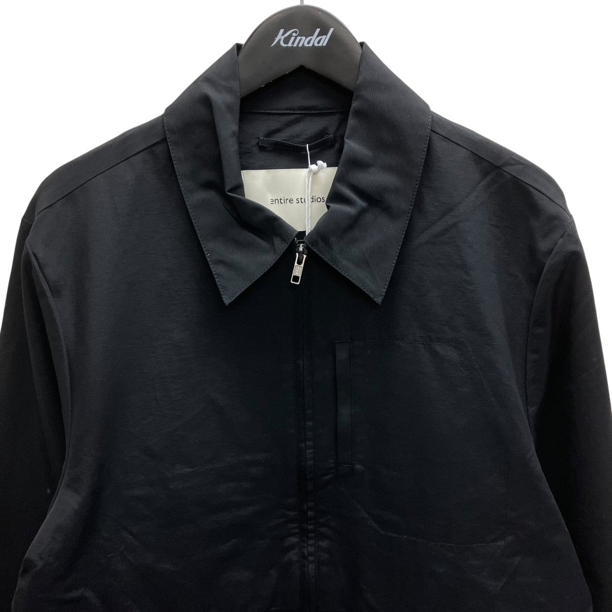 ENTIRE STUDIOS 26SSWight Jacket BLACK ジップジャケット 古着・中古-2枚目のアイテム画像