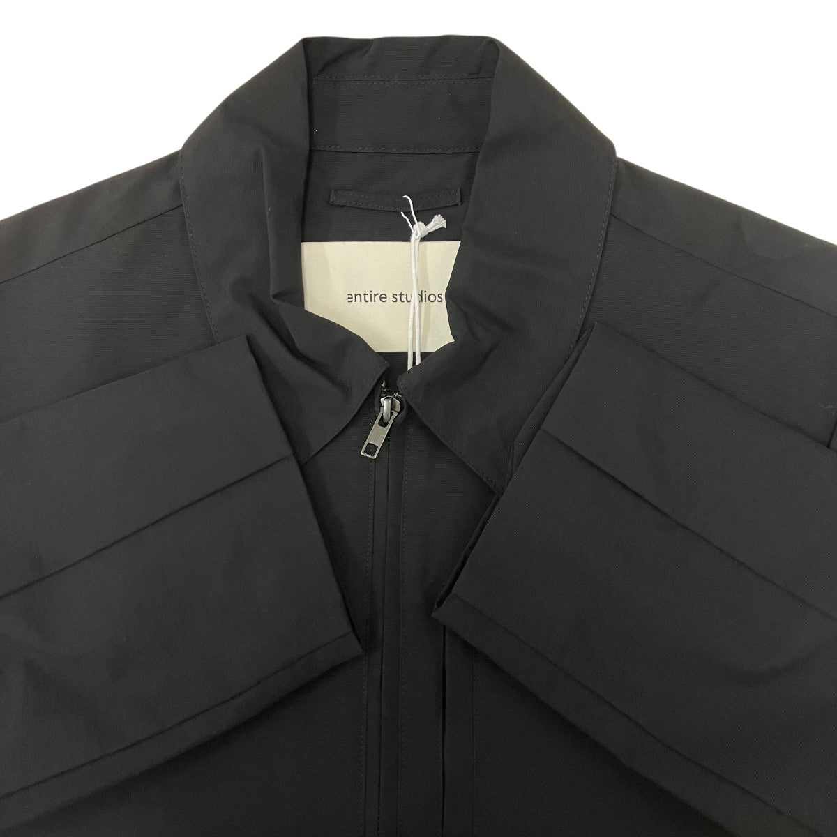 ENTIRE STUDIOS 26SSWight Jacket BLACK ジップジャケット 古着・中古-5枚目のアイテム画像