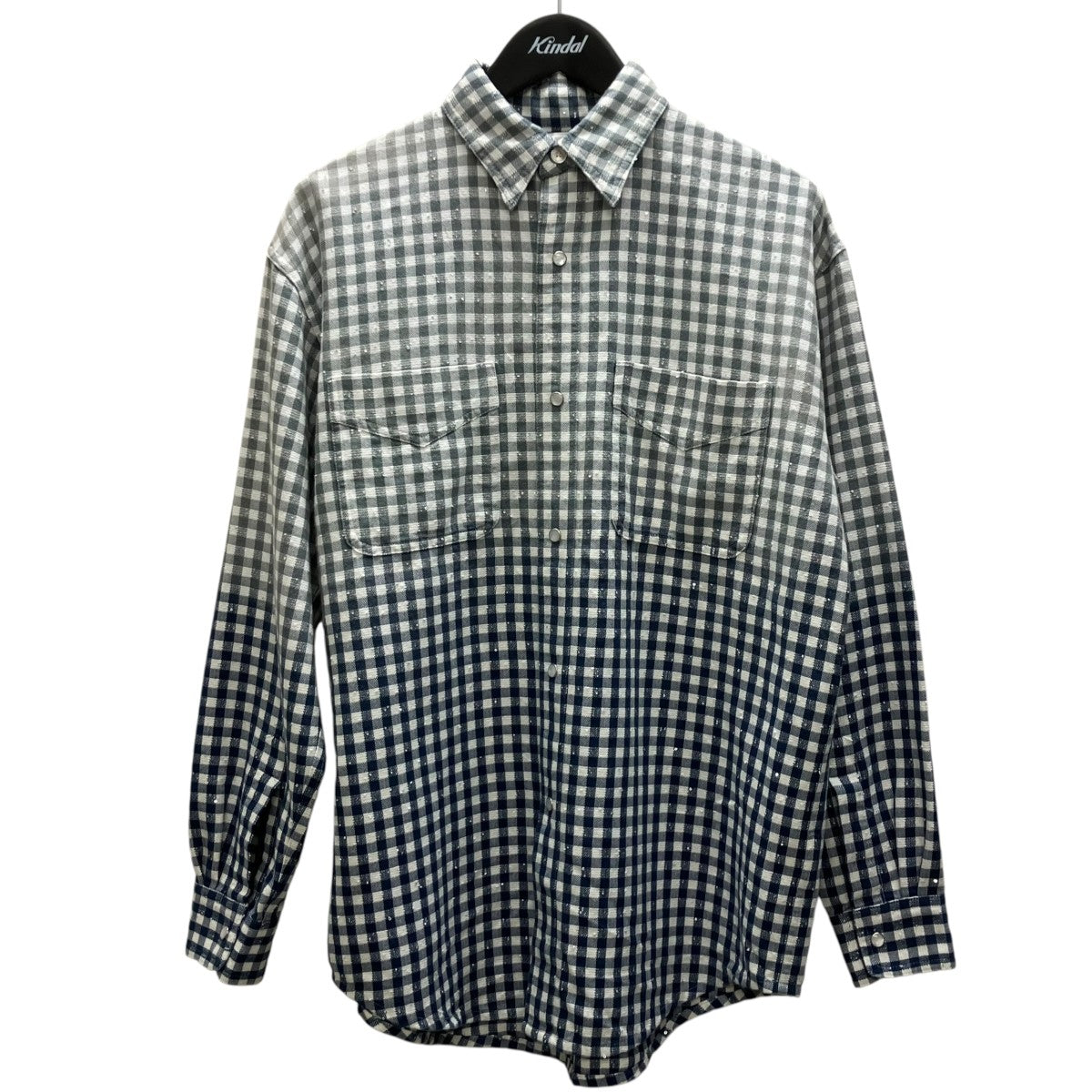 MASU FADED SPARKLING PLAID SHIRT 長袖シャツ 古着・中古-1枚目のアイテム画像