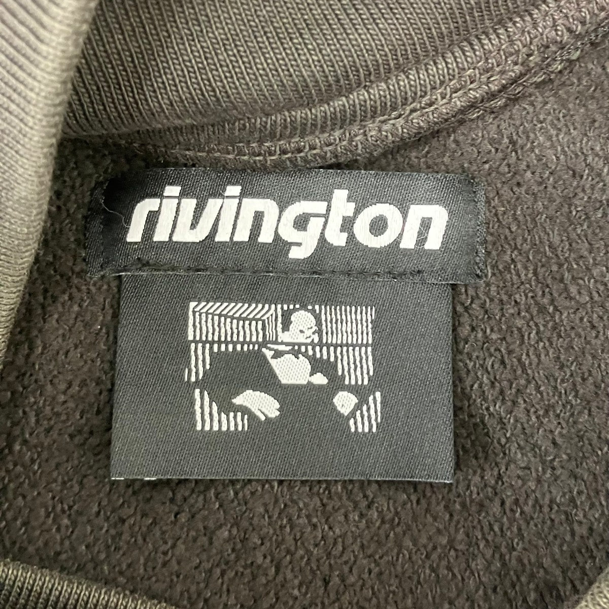 RRR123 ANTI DEATH ROSE ZIP HOODIE WASHED BLACK アンチ デスローズジップパーカー 古着・中古-6枚目のアイテム画像