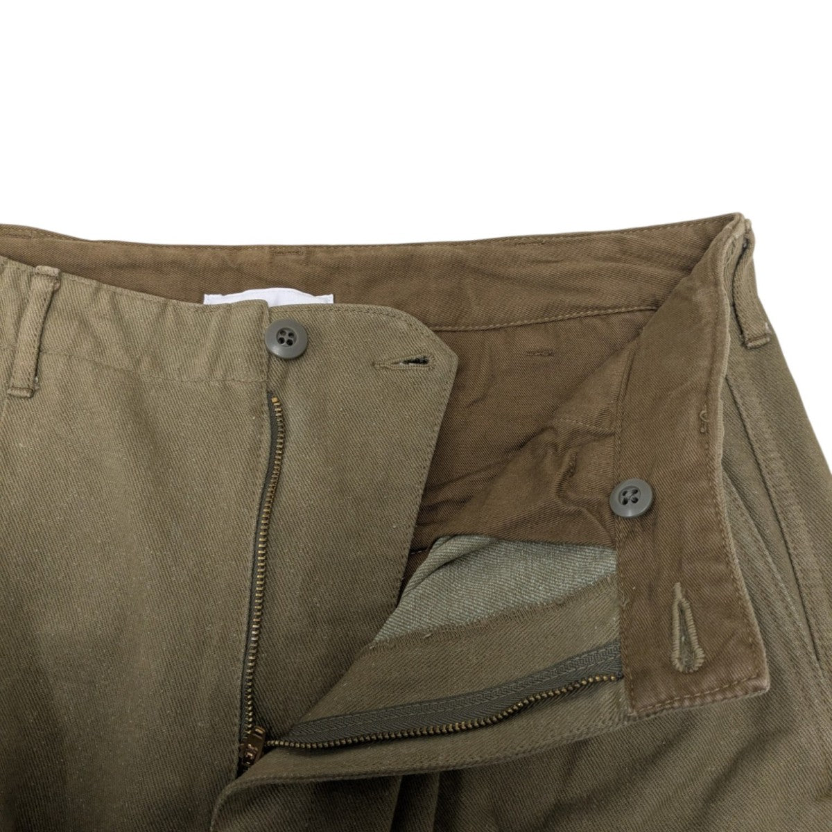 SILK TWILL MILITARY PANTS シルクツイルミリタリーパンツ