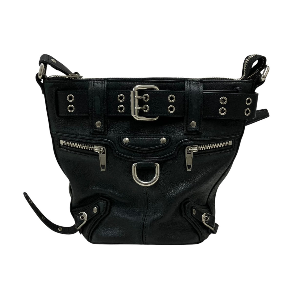 BALENCIAGA EMO BUCKET BAG ユーズド加工バケットバッグ 古着・中古-2枚目のアイテム画像