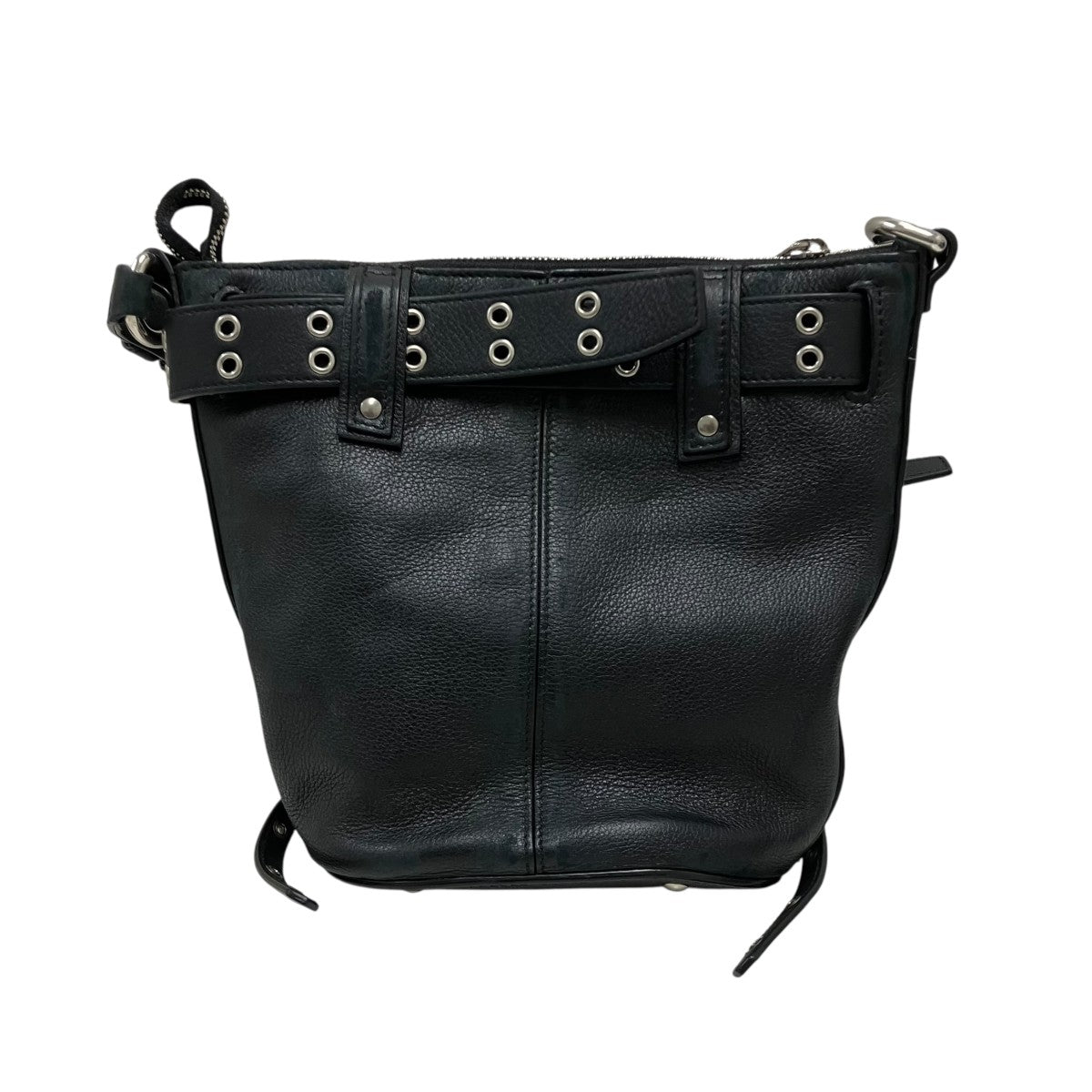 BALENCIAGA EMO BUCKET BAG ユーズド加工バケットバッグ 古着・中古-3枚目のアイテム画像
