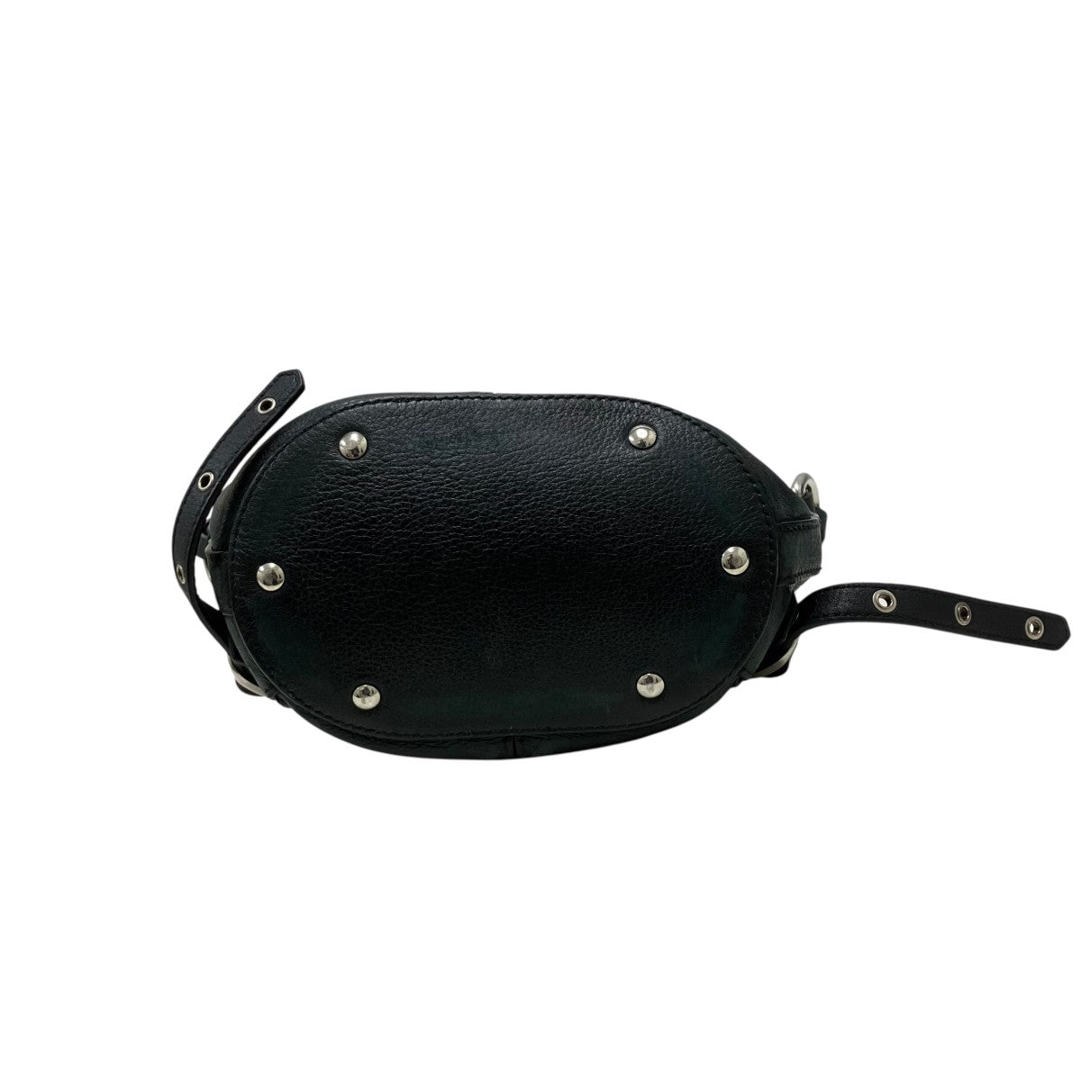 BALENCIAGA EMO BUCKET BAG ユーズド加工バケットバッグ 古着・中古-4枚目のアイテム画像