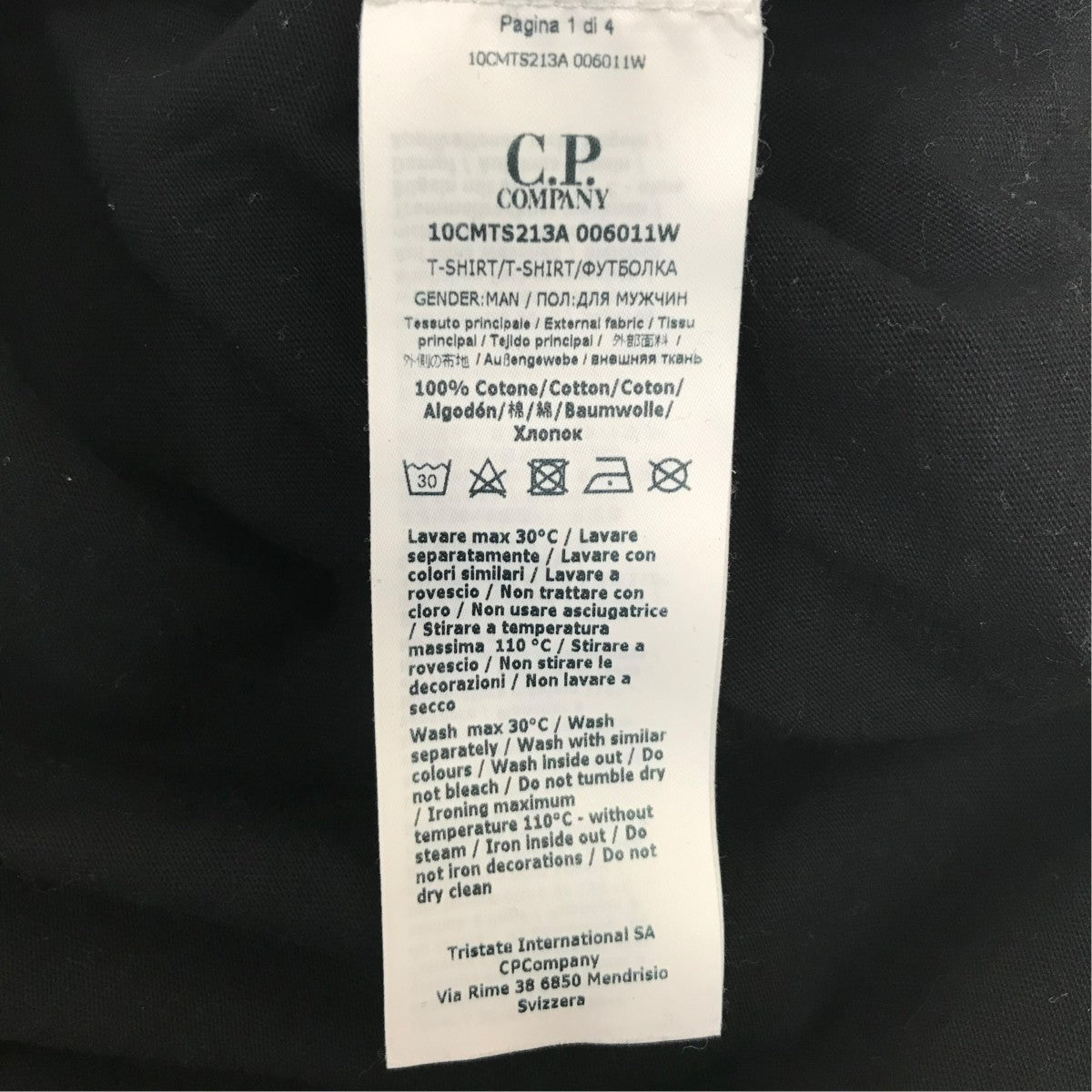 C．P COMPANY 半袖Tシャツ 古着・中古-6枚目のアイテム画像
