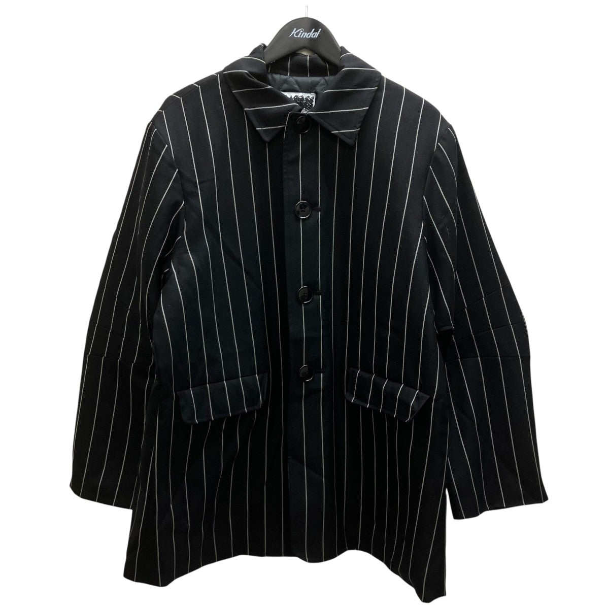 CLASS DORMEUIL ROYAL11 STRIPE COVERALL ストライプカバーオール 古着・中古-1枚目のアイテム画像