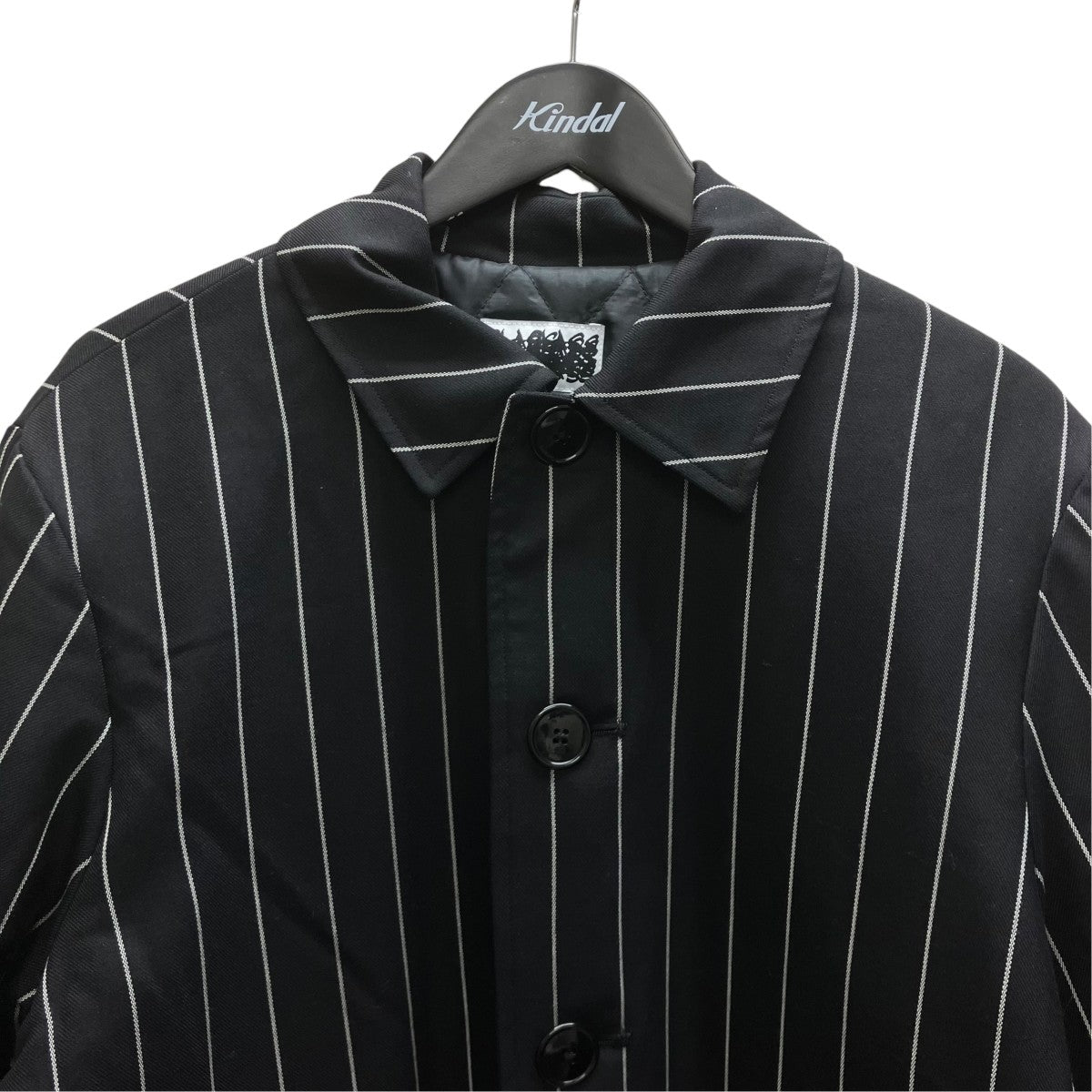 CLASS DORMEUIL ROYAL11 STRIPE COVERALL ストライプカバーオール 古着・中古-2枚目のアイテム画像