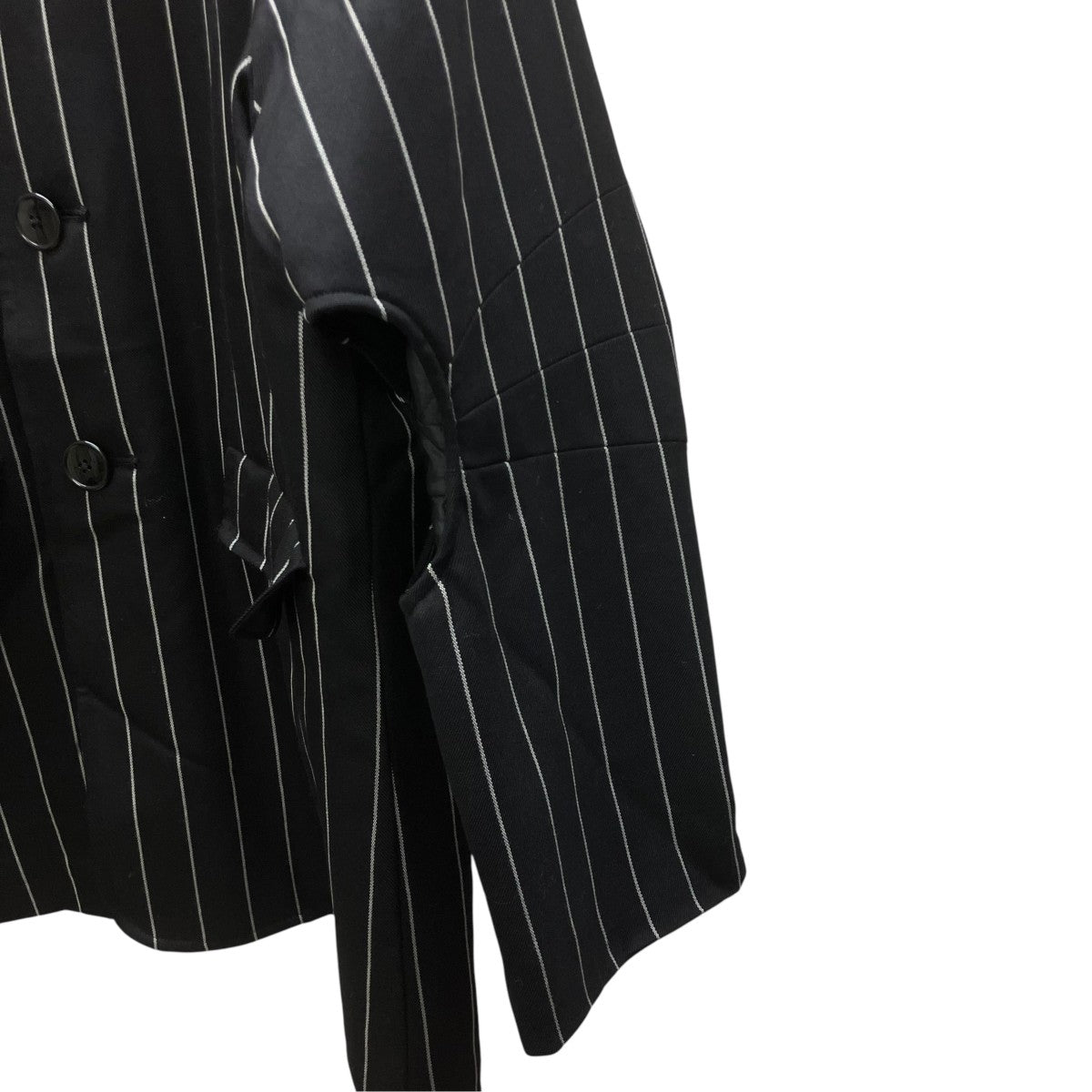 CLASS DORMEUIL ROYAL11 STRIPE COVERALL ストライプカバーオール 古着・中古-3枚目のアイテム画像