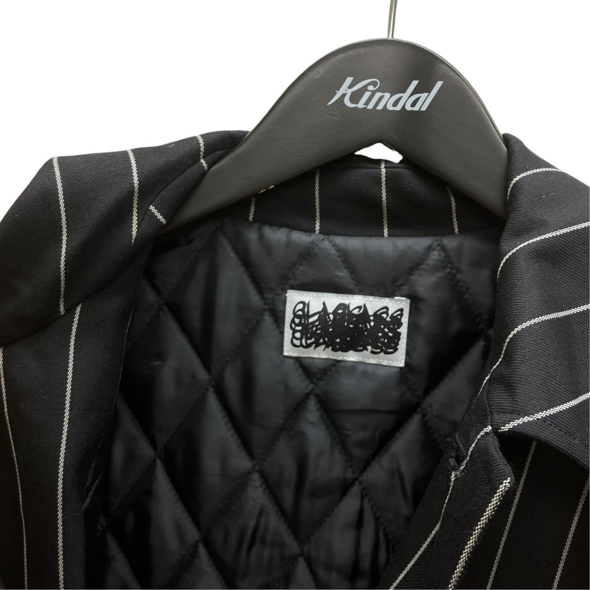 CLASS DORMEUIL ROYAL11 STRIPE COVERALL ストライプカバーオール 古着・中古-4枚目のアイテム画像