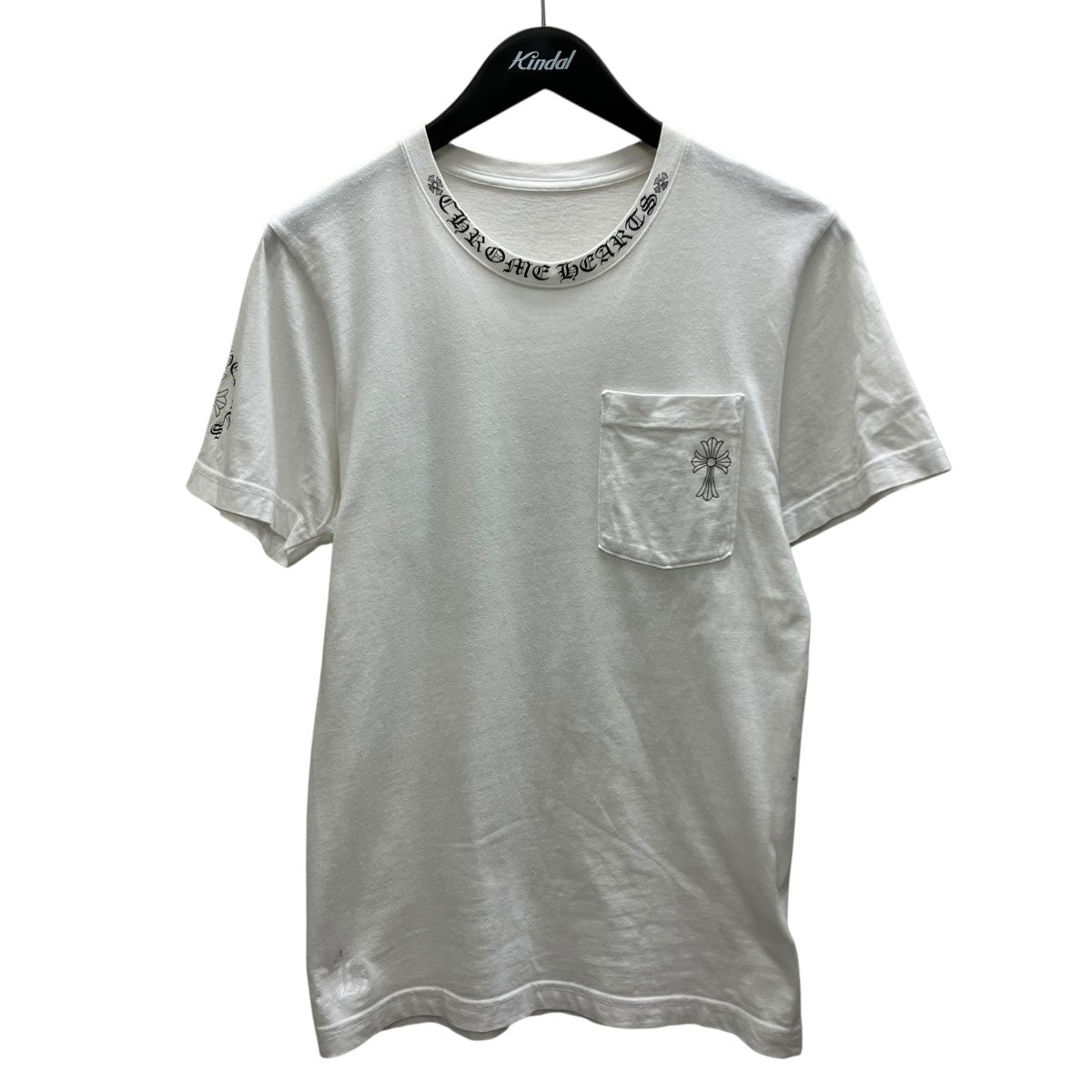 ネックロゴクロスプリントTシャツ