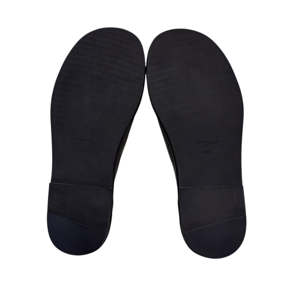 26SS ROUNDED FLATS BLACK シープスキンレザーミュール