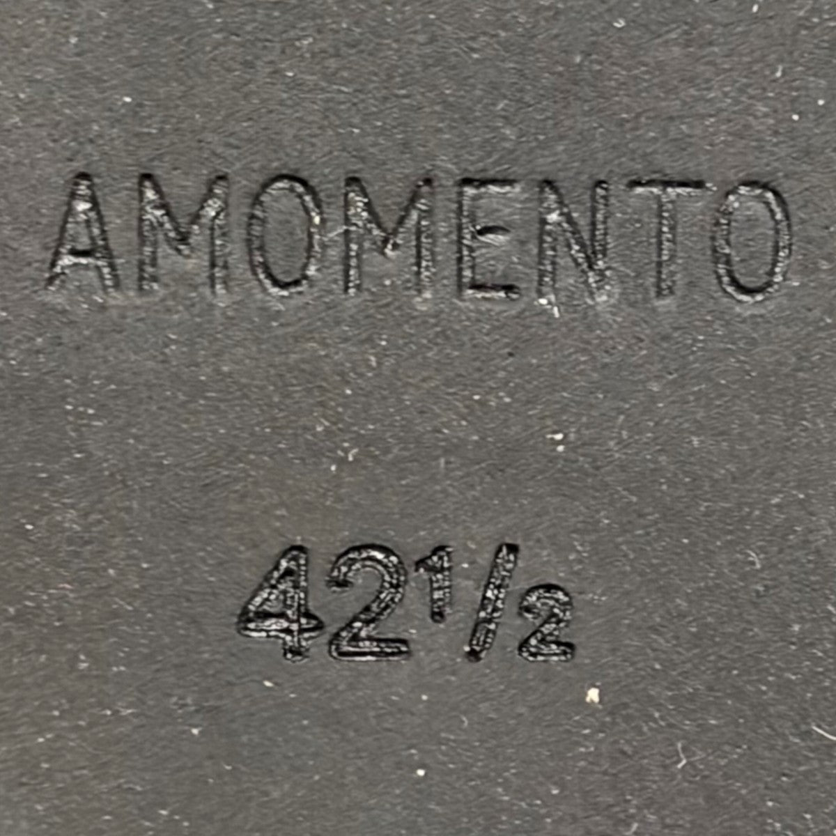 AMOMENTO 26SS ROUNDED FLATS BLACK シープスキンレザーミュール 古着・中古-6枚目のアイテム画像
