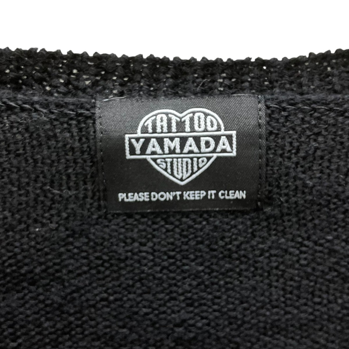 TATTOO STUDIO YAMADA 長袖Tシャツ 黒 TATTOO STUDIO YAMADA(タトゥースタジオヤマダ) 長袖カットソー