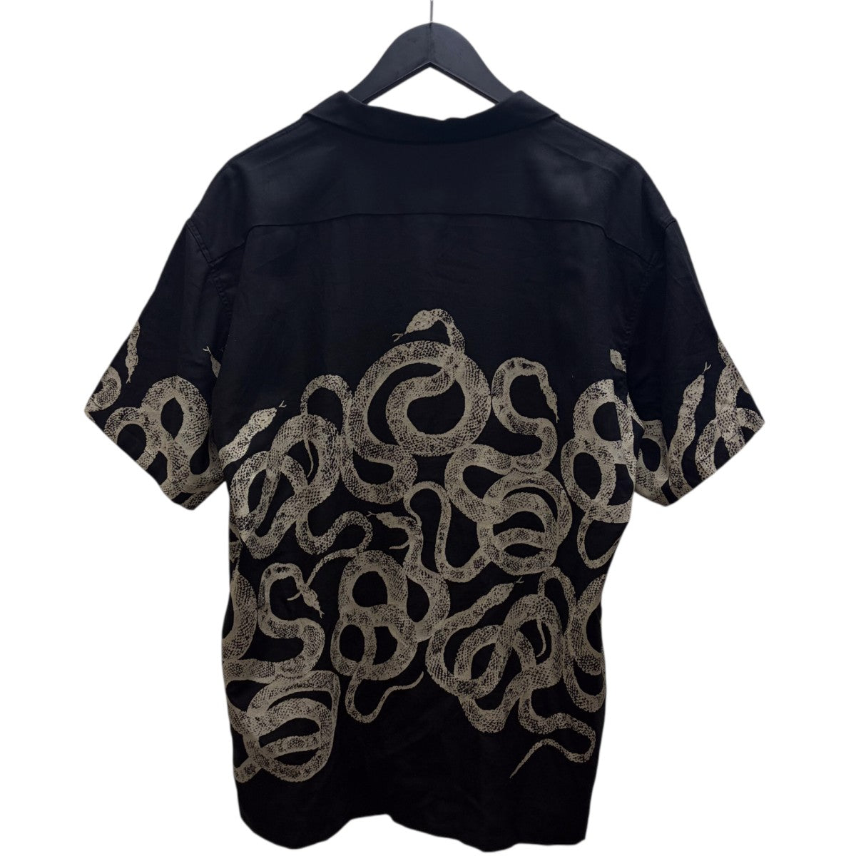 CALEE SNAKE PATTERN PANEL S／S SH半袖シャツ 古着・中古-3枚目のアイテム画像