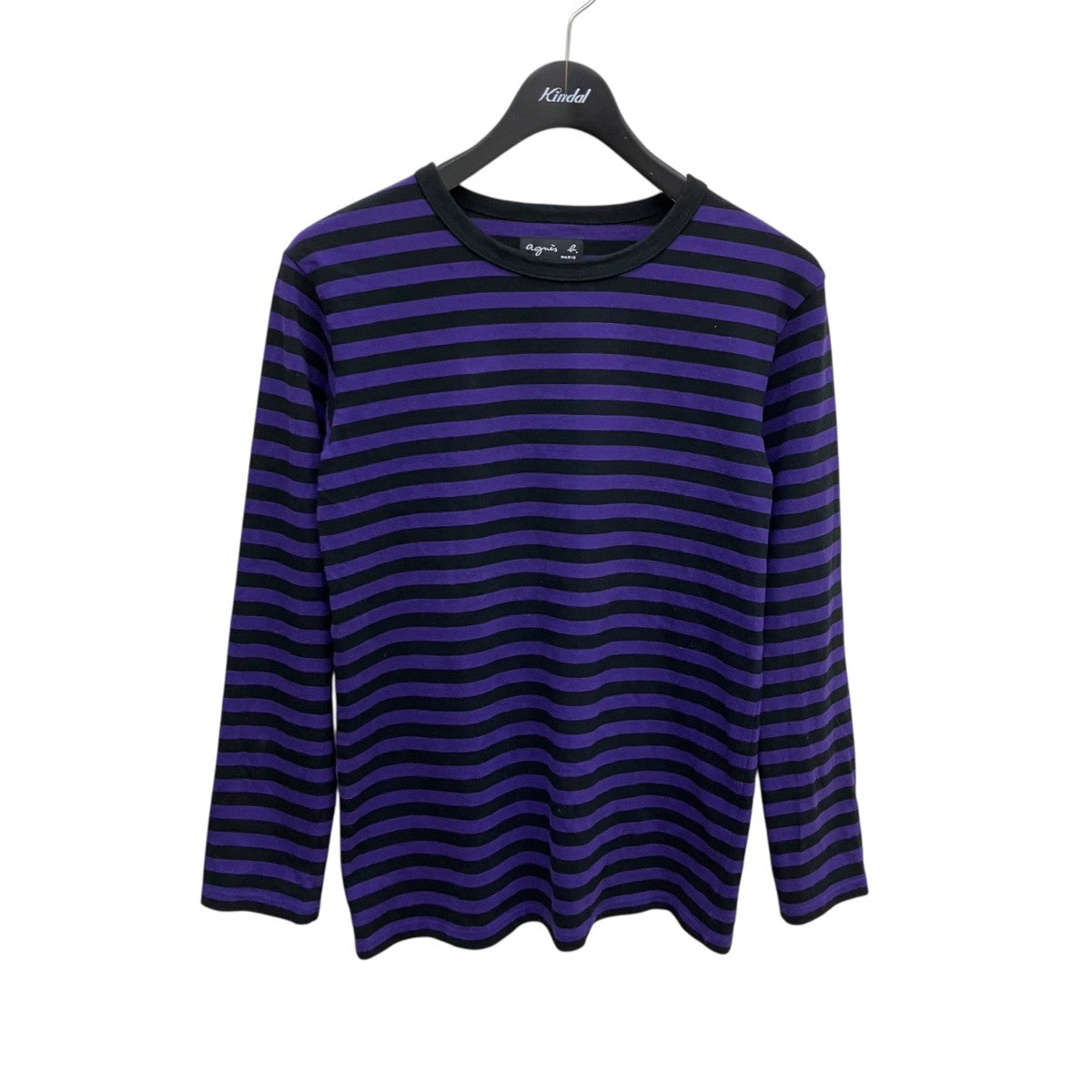 長袖ボーダーTシャツ ユニセックス0330J008