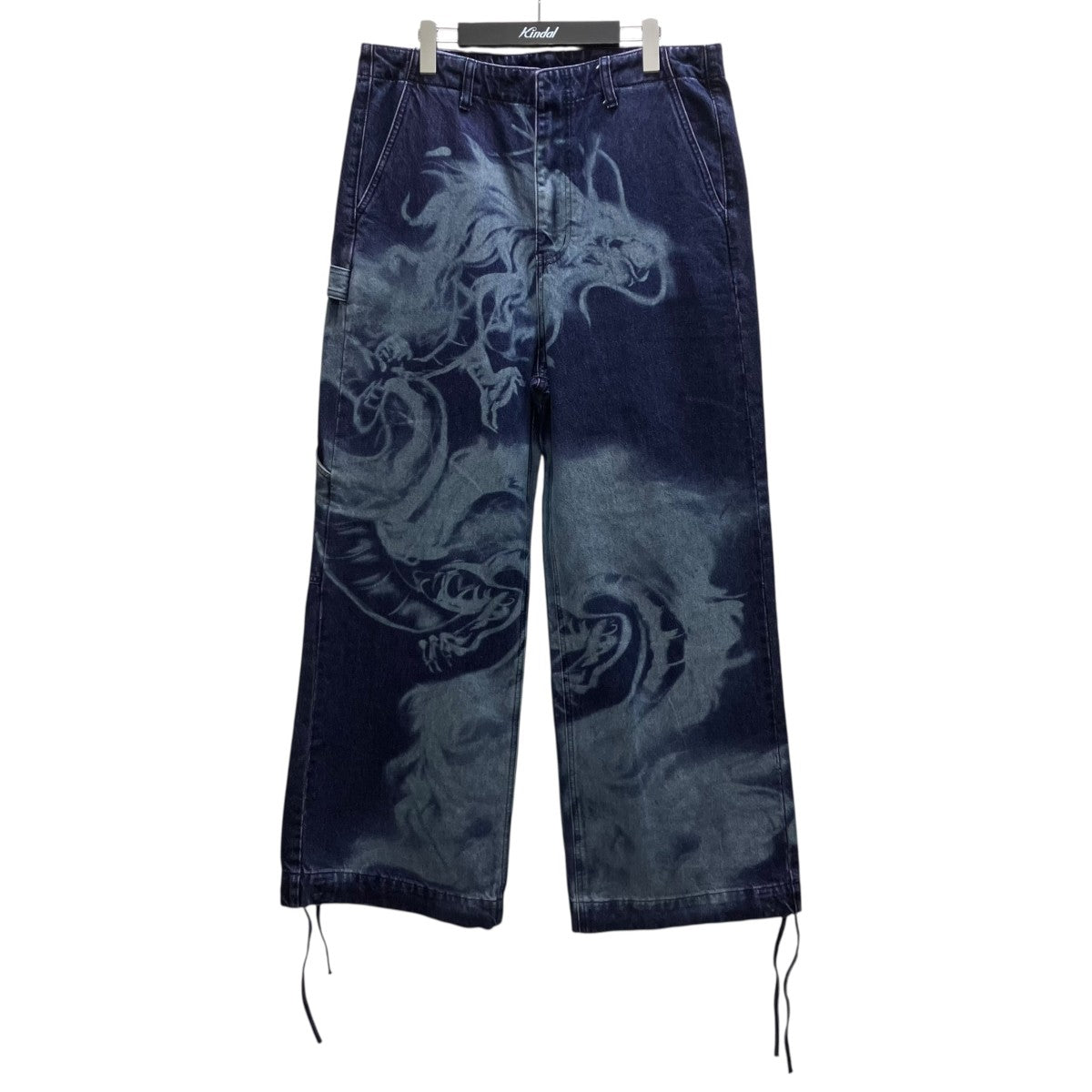 WIDE-LEG-JEANSデニムパンツ