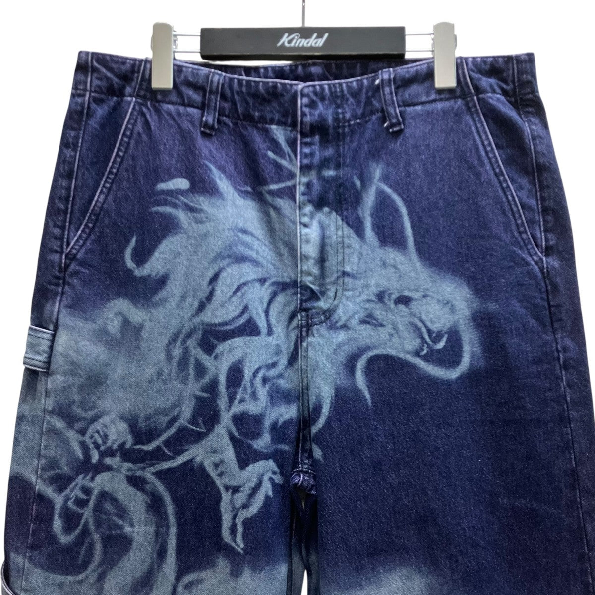 WIDE-LEG-JEANSデニムパンツ