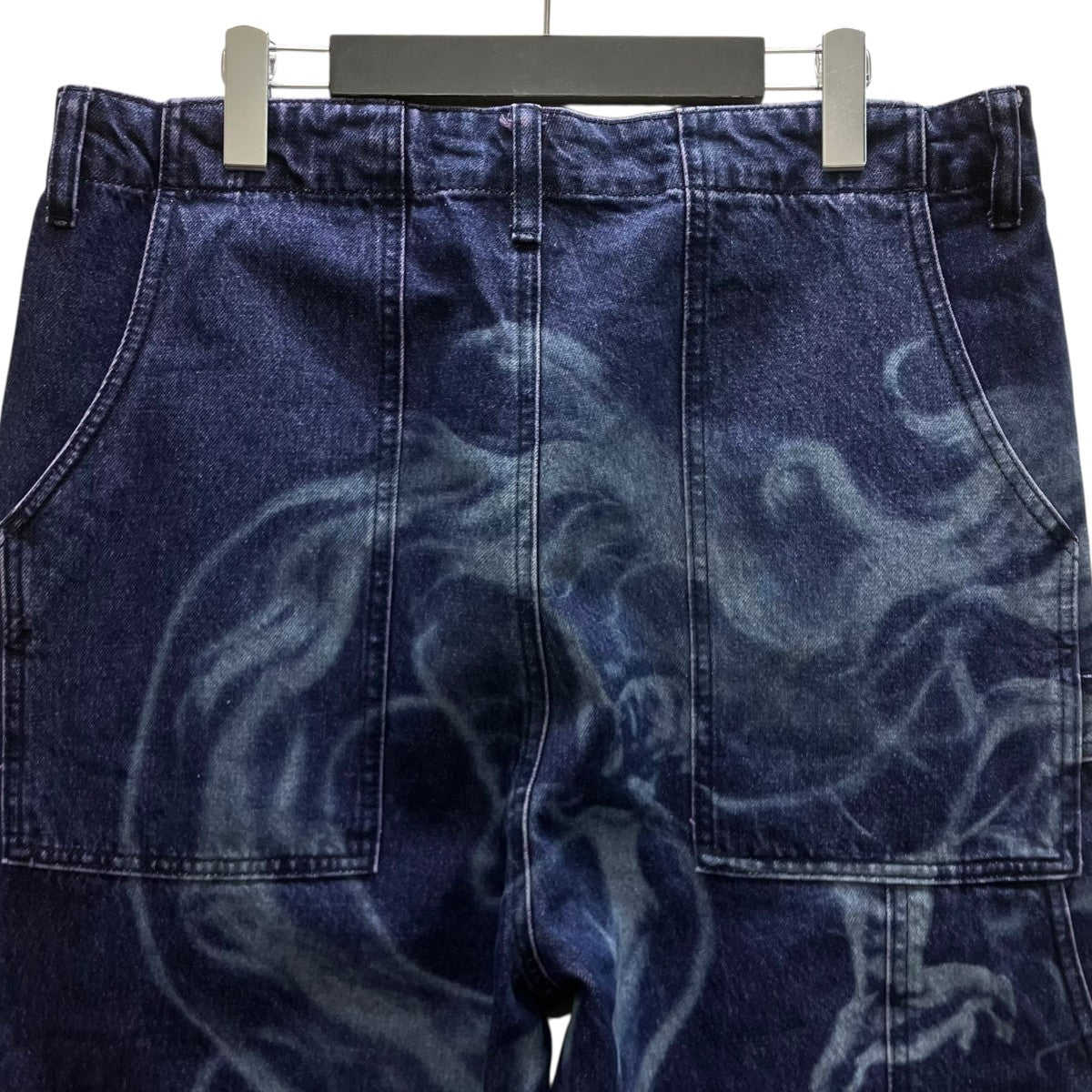 WIDE-LEG-JEANSデニムパンツ