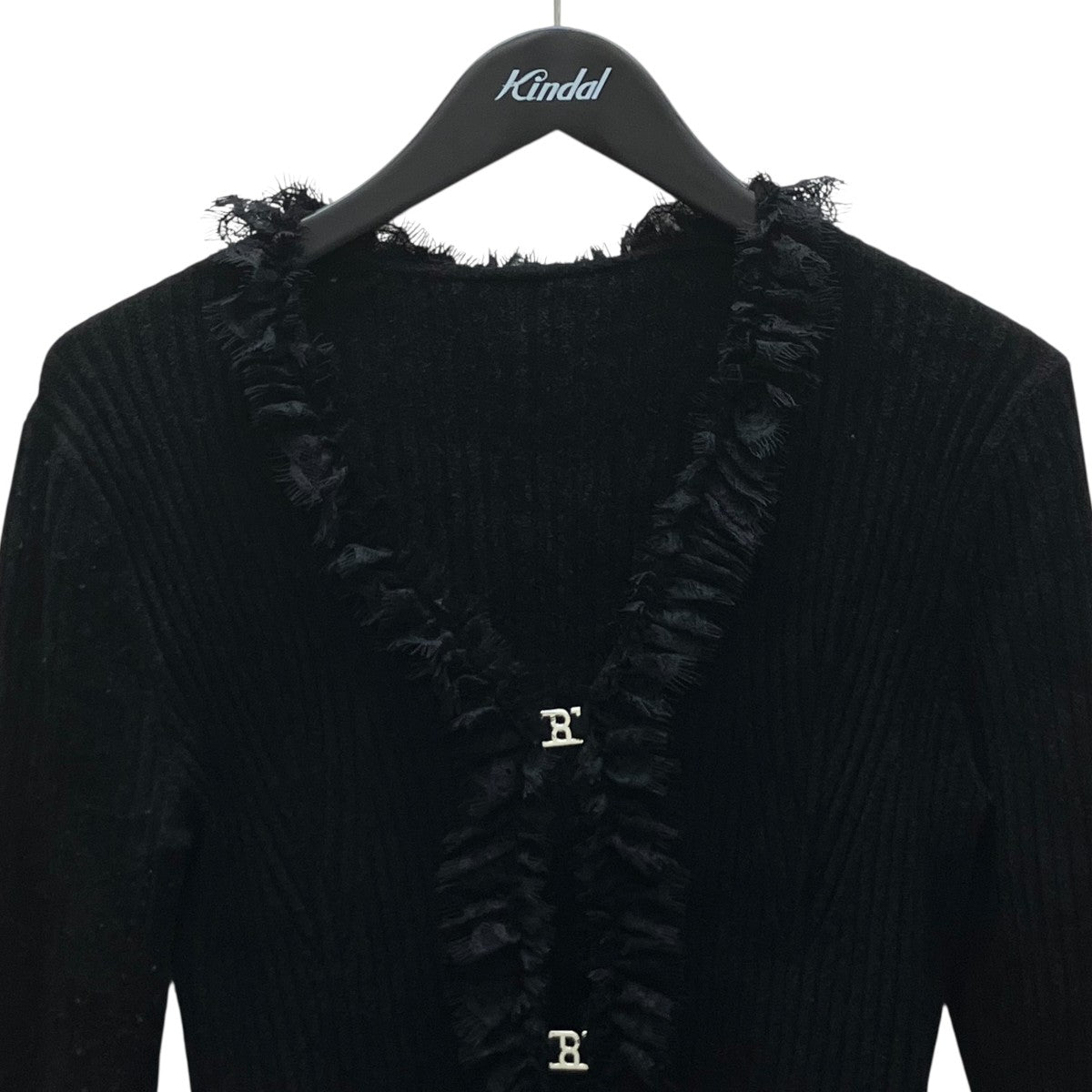 Lace Trim Knit Cardigan ニットカーディガン
