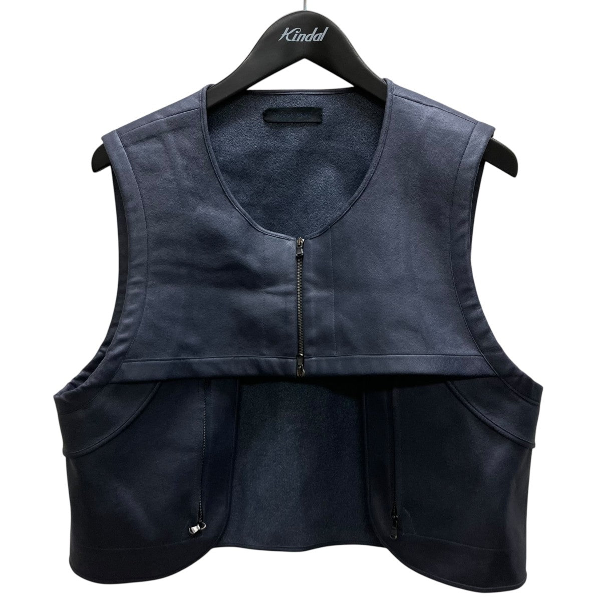 Cropped vest (zip)ベスト