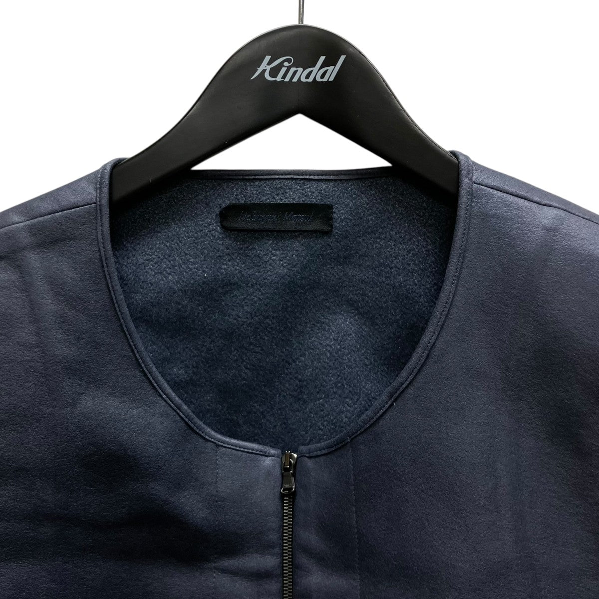 Cropped vest (zip)ベスト
