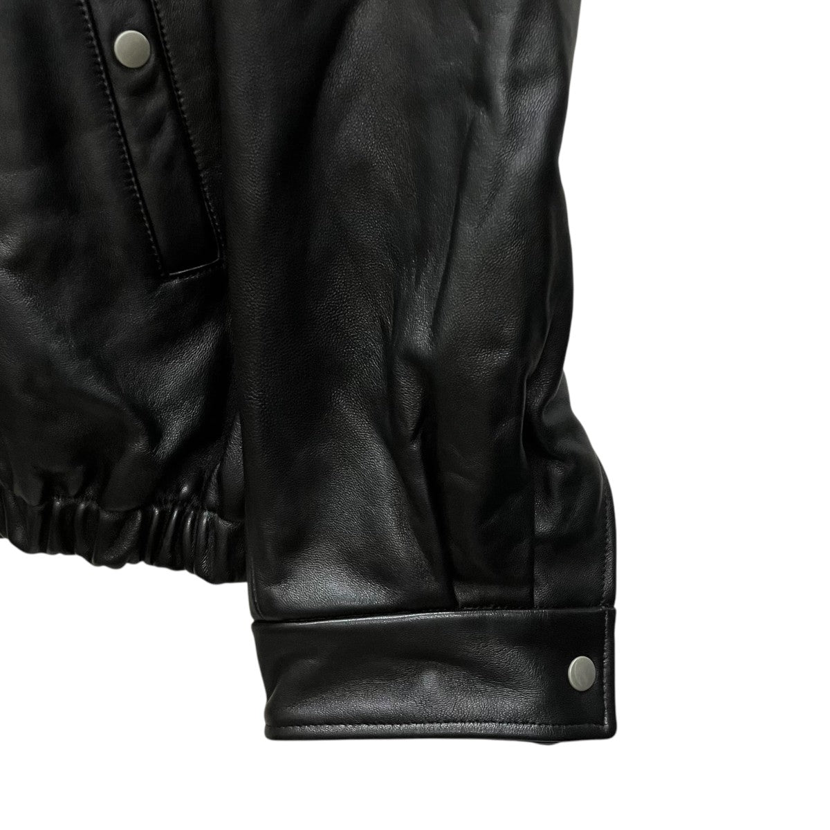 25AW MOUTON COLLAR SHEEP LEATHER ZIP JACKET レザージャケット